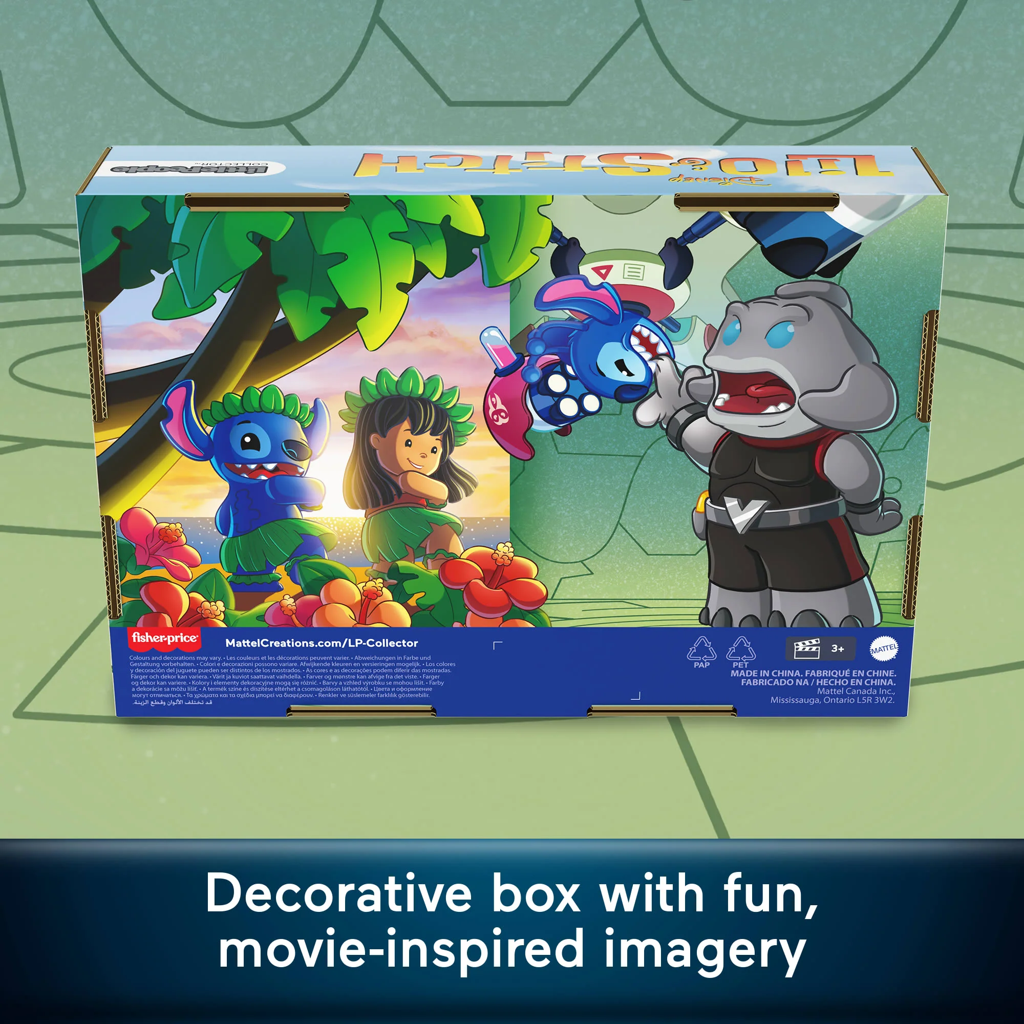 Little People Collector Disney Lilo & Stitch Special Edition Set For Adults & Fans, 4 Figures - Image 4