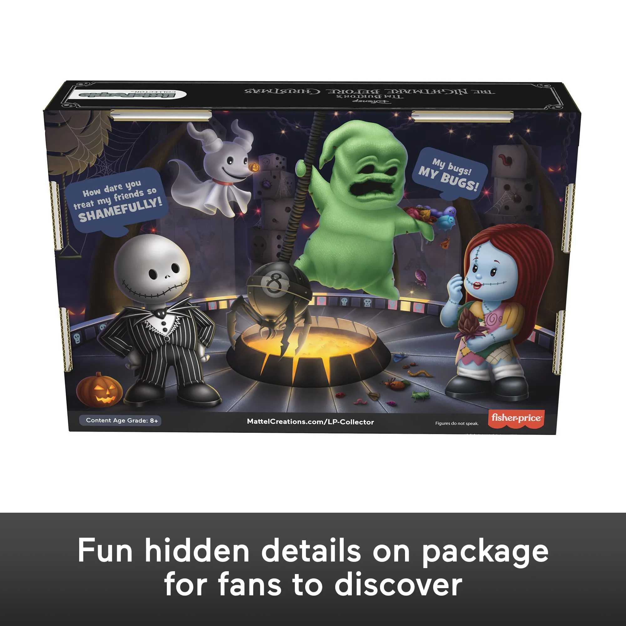 Little People Collector Disney Tim Burton's The Nightmare Before Christmas Set, 4 Figures - Image 6