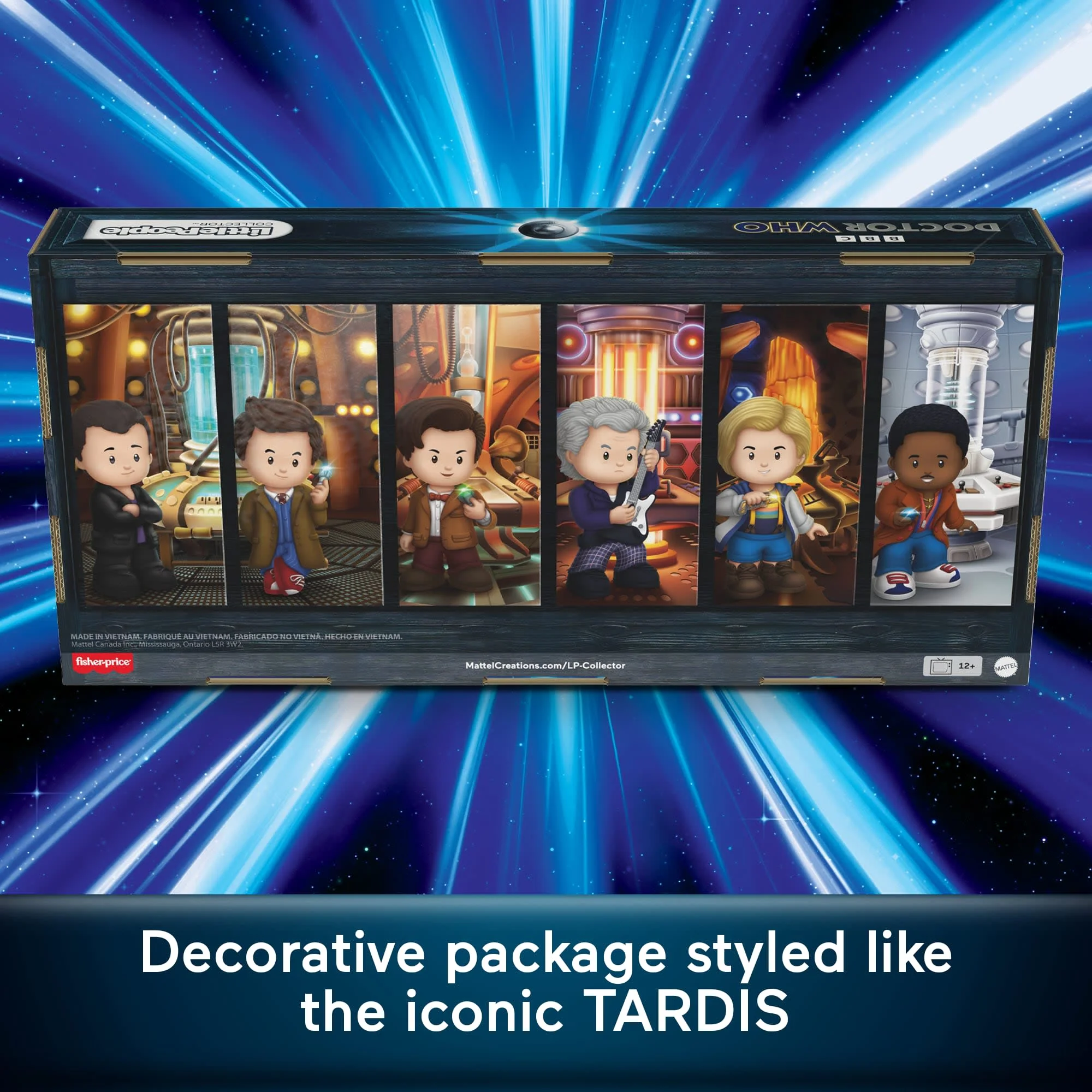 Little People Collector Doctor Who Tv Series Special Edition Set For Adults & Fans, 6 Figures - Image 4