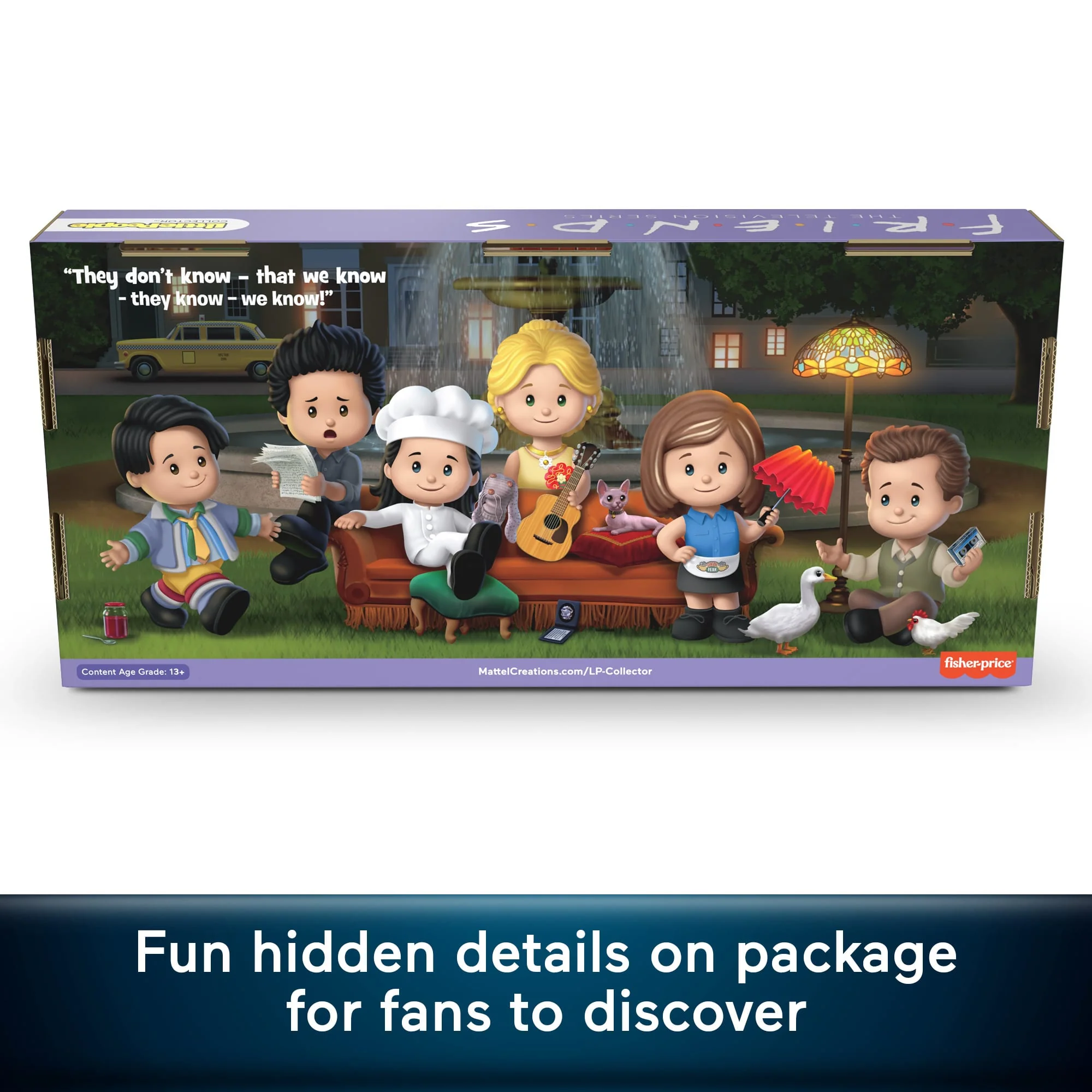 Little People Collector Friends TV Series Special Edition Set For Adults & Fans, 6 Figures - Image 6