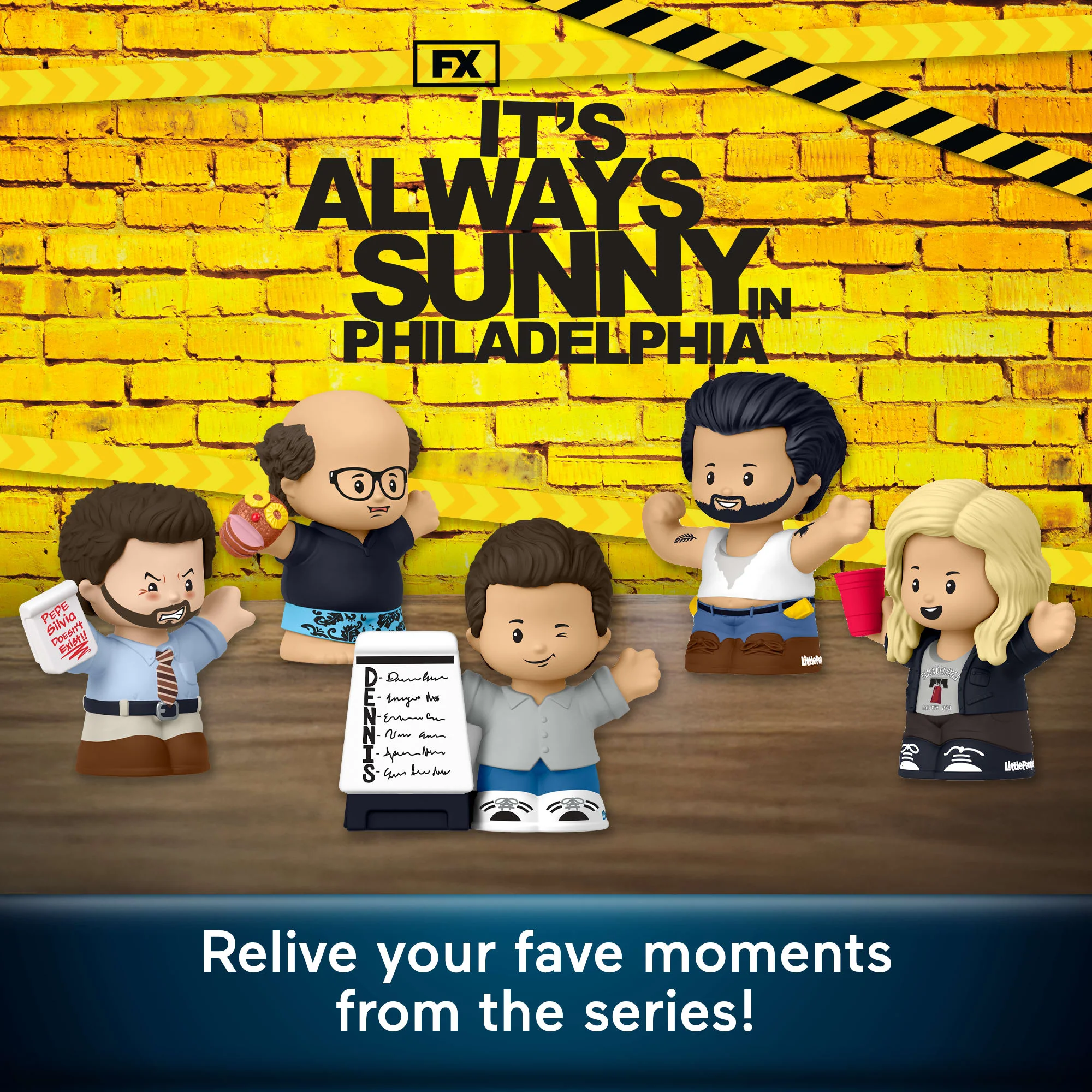 Little People Collector It's Always Sunny in Philadelphia Set For Adults & Fans, 5 Figures - Image 2
