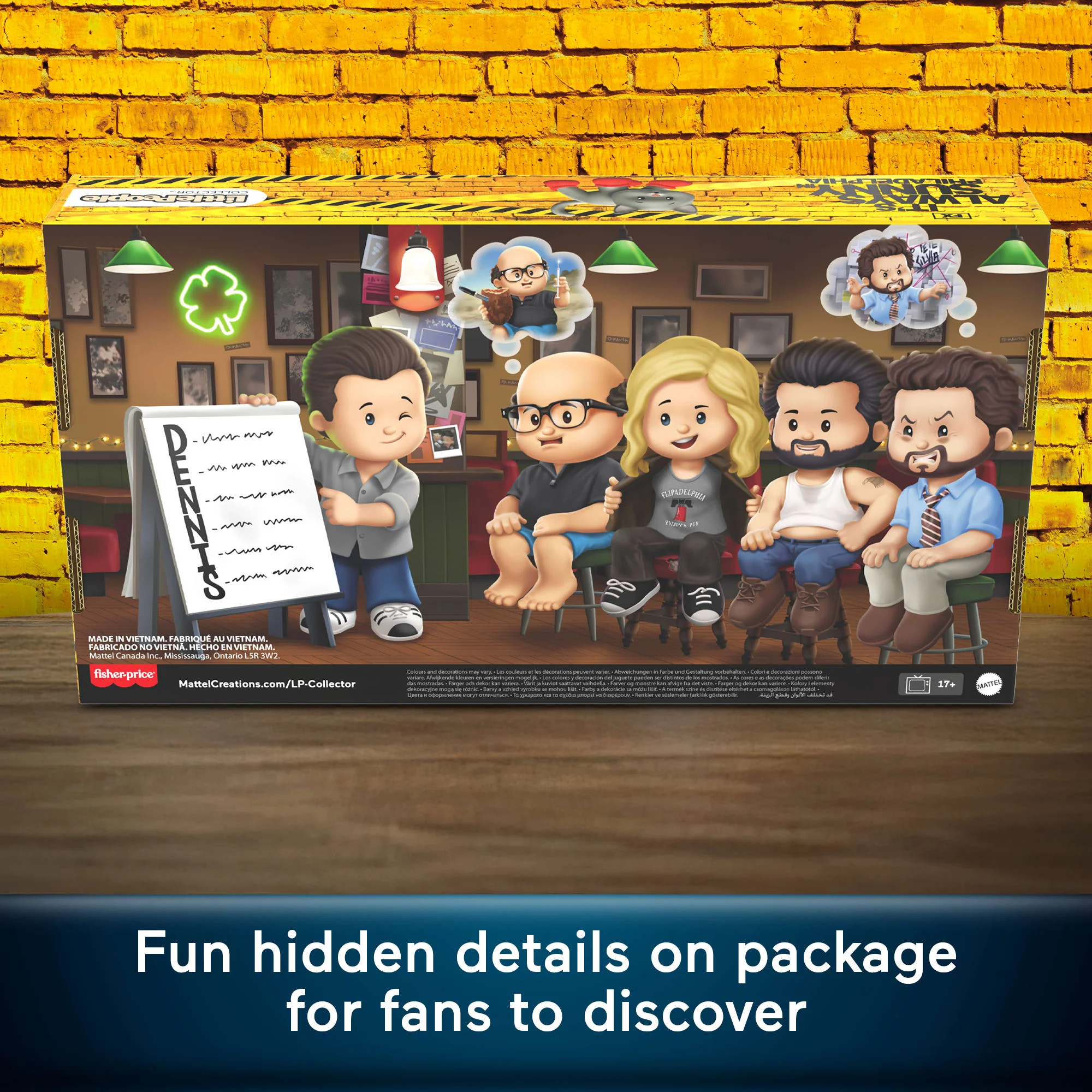 Little People Collector It's Always Sunny in Philadelphia Set For Adults & Fans, 5 Figures - Image 4