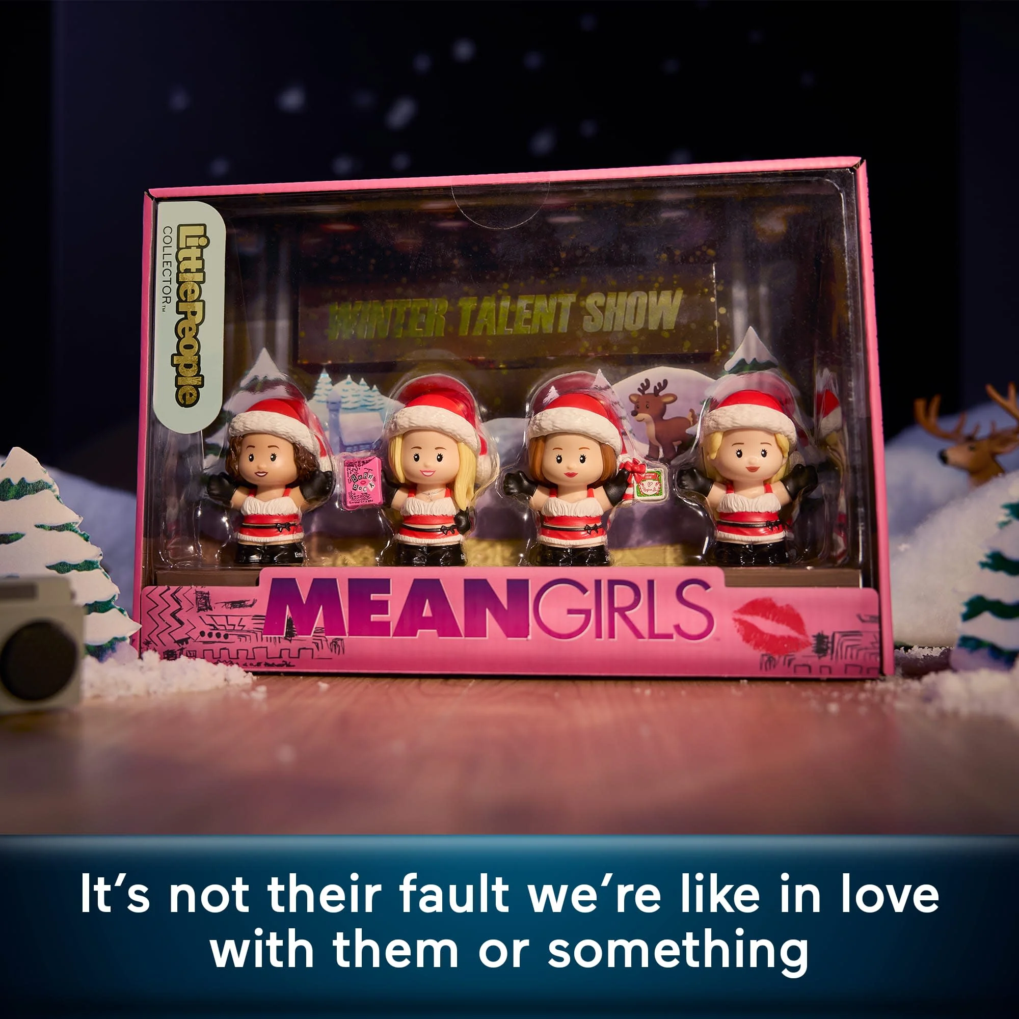 Little People Collector Mean Girls Movie Special Edition Holiday Set For Adults & Fans, 4 Figures - Image 3