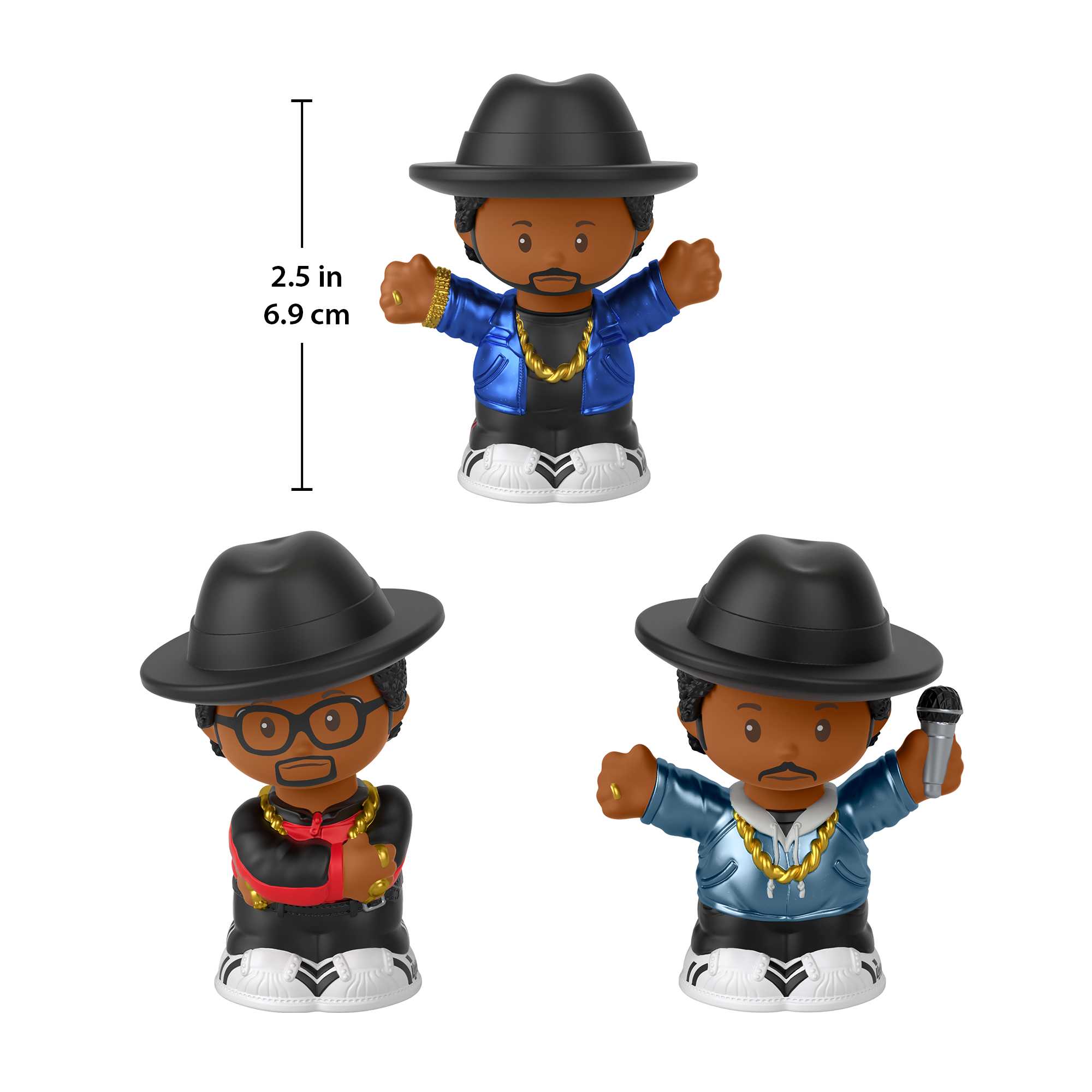 Fisher-Price Little People Collector Run DMC Special Edition Figure Set, 3 Figurines - Image 3