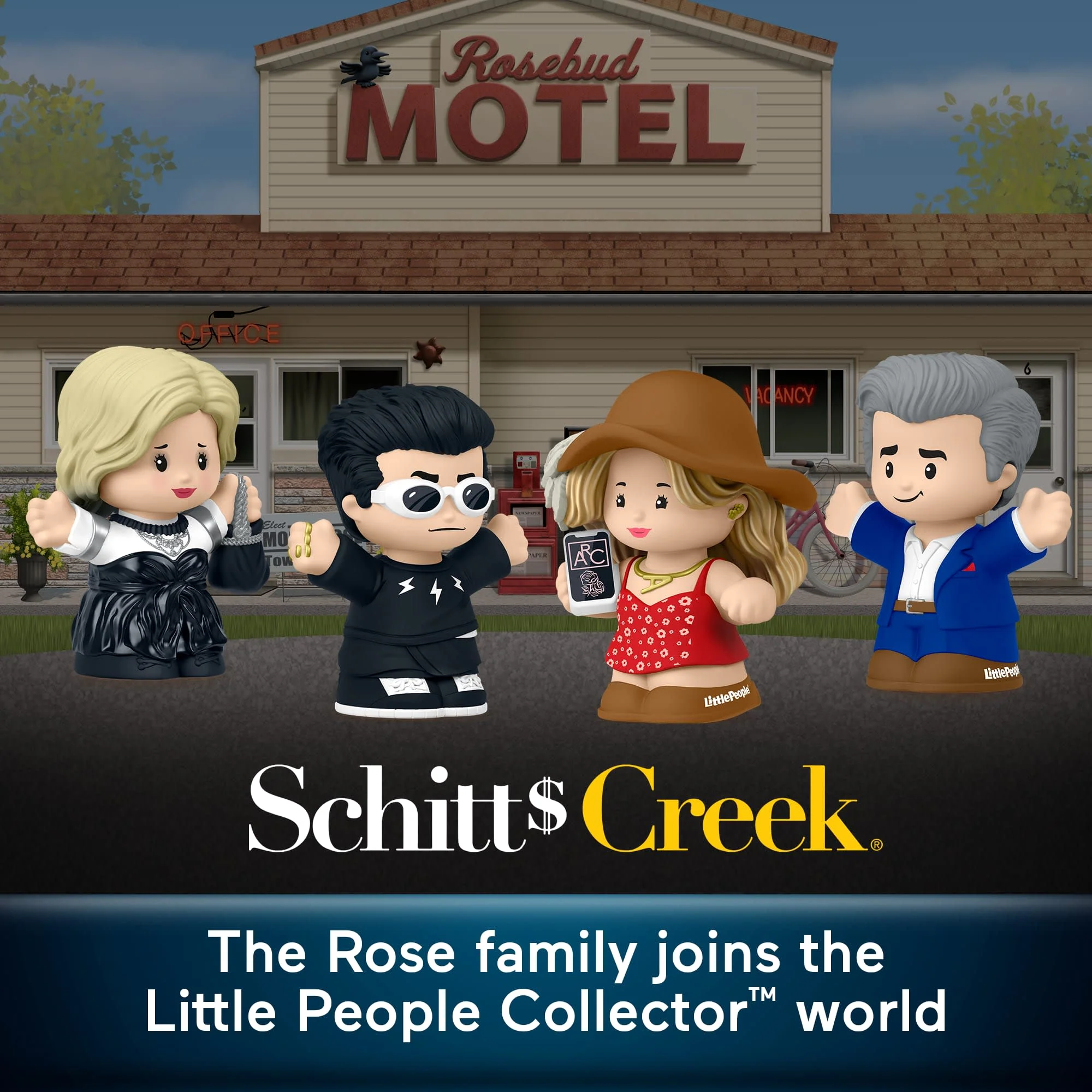 Little People Collector Schitt's Creek Special Edition Set in A Display Gift Box, 4 Figures - Image 2
