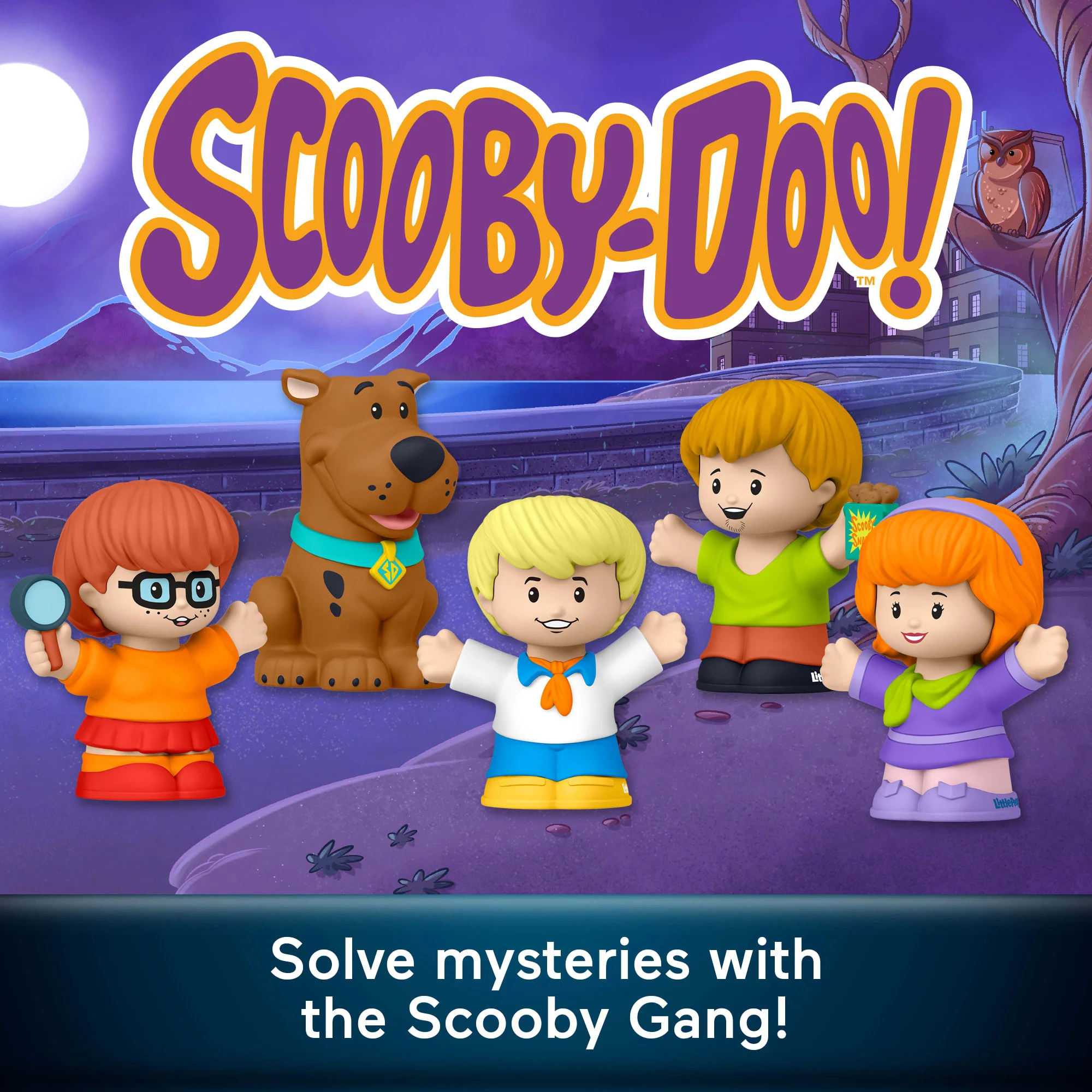 Little People Collector Scooby-Doo TV Series Special Edition Set For Fans, 5 Figures - Image 2