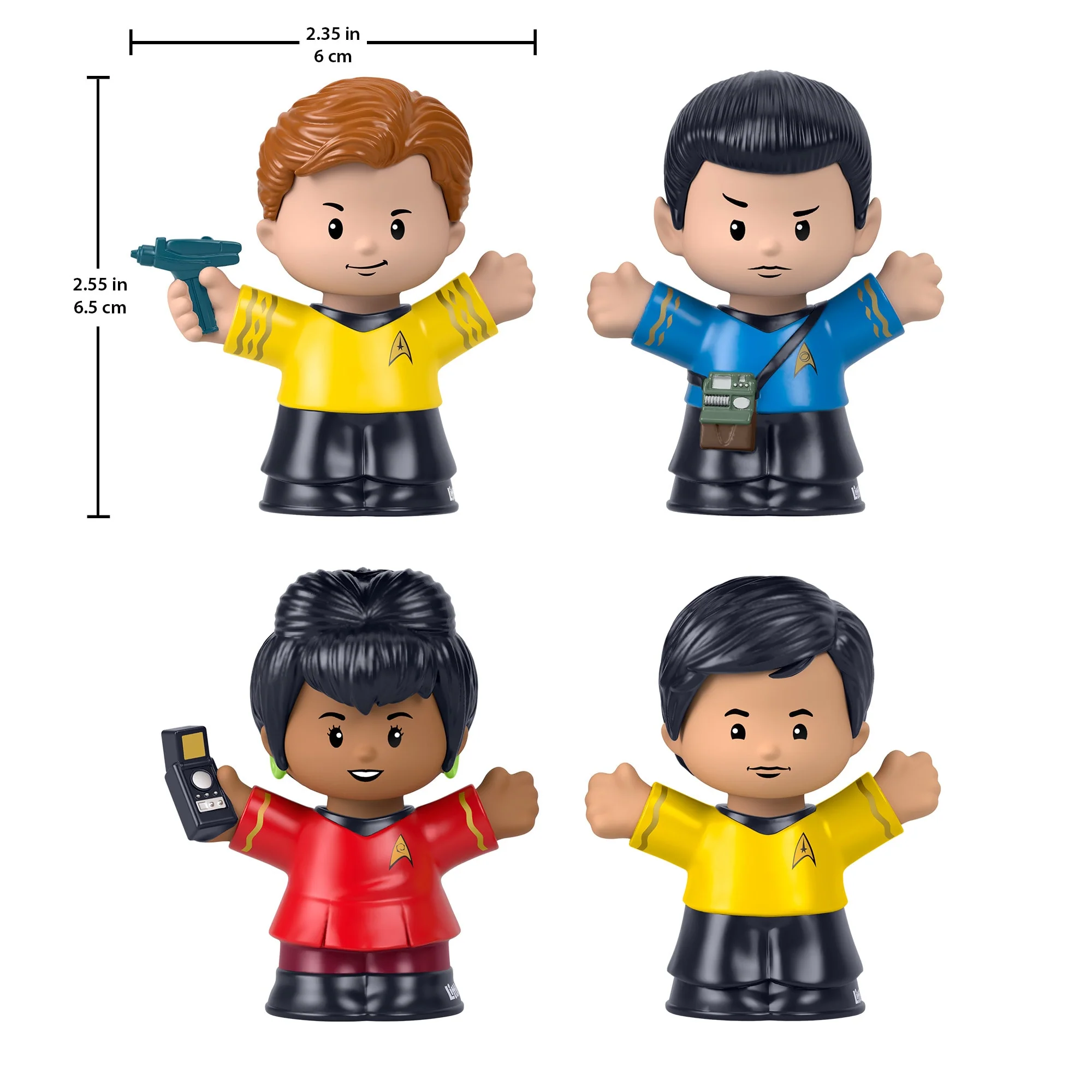 Little People Collector Star Trek Special Edition Set For Fans, 4 Figures in Gift Package - Image 3