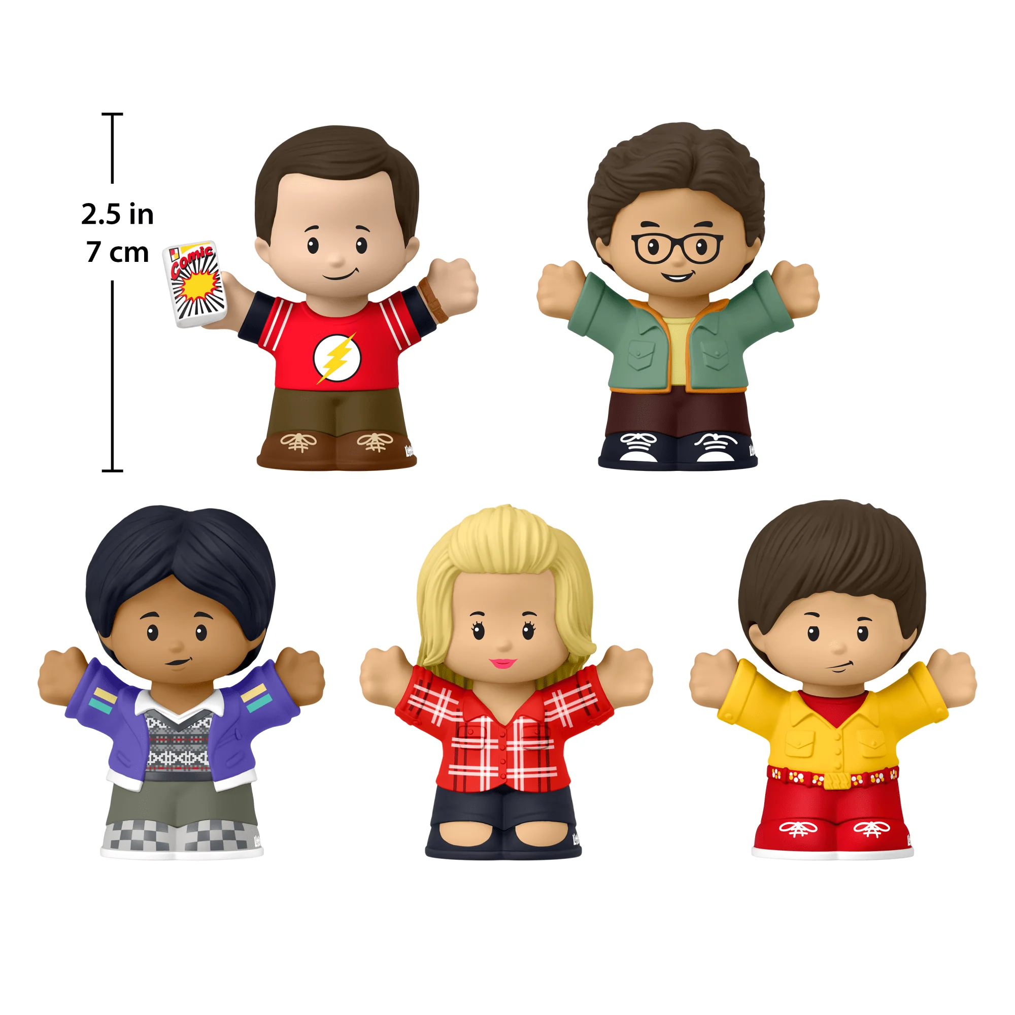 Little People Collector The Big Bang Theory TV Show Special Edition Set, 5 Figures - Image 4