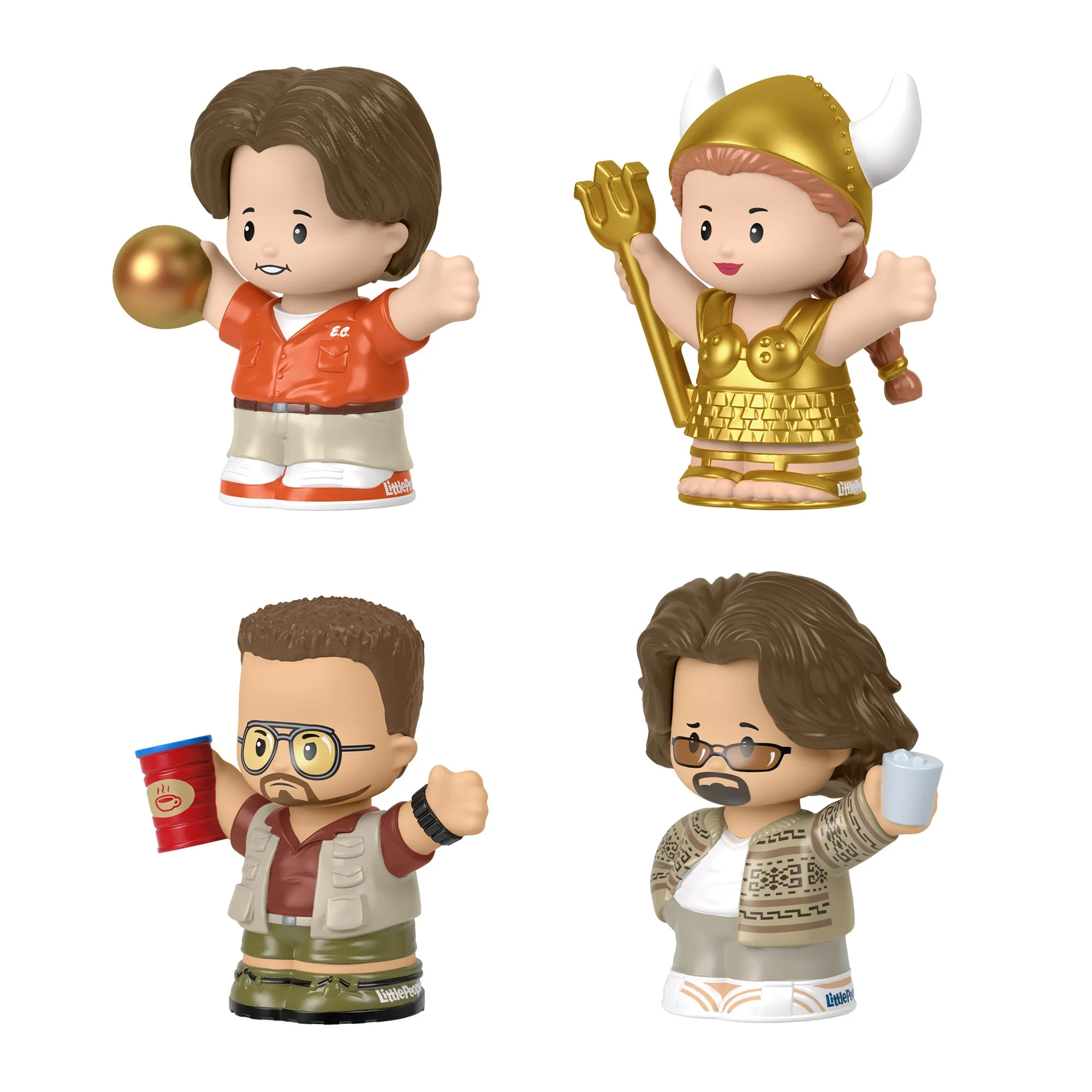 Fisher-Price Little People Collector The Big Lebowski Special Edition Set For Adults & Fans, 4 Figures - Image 4