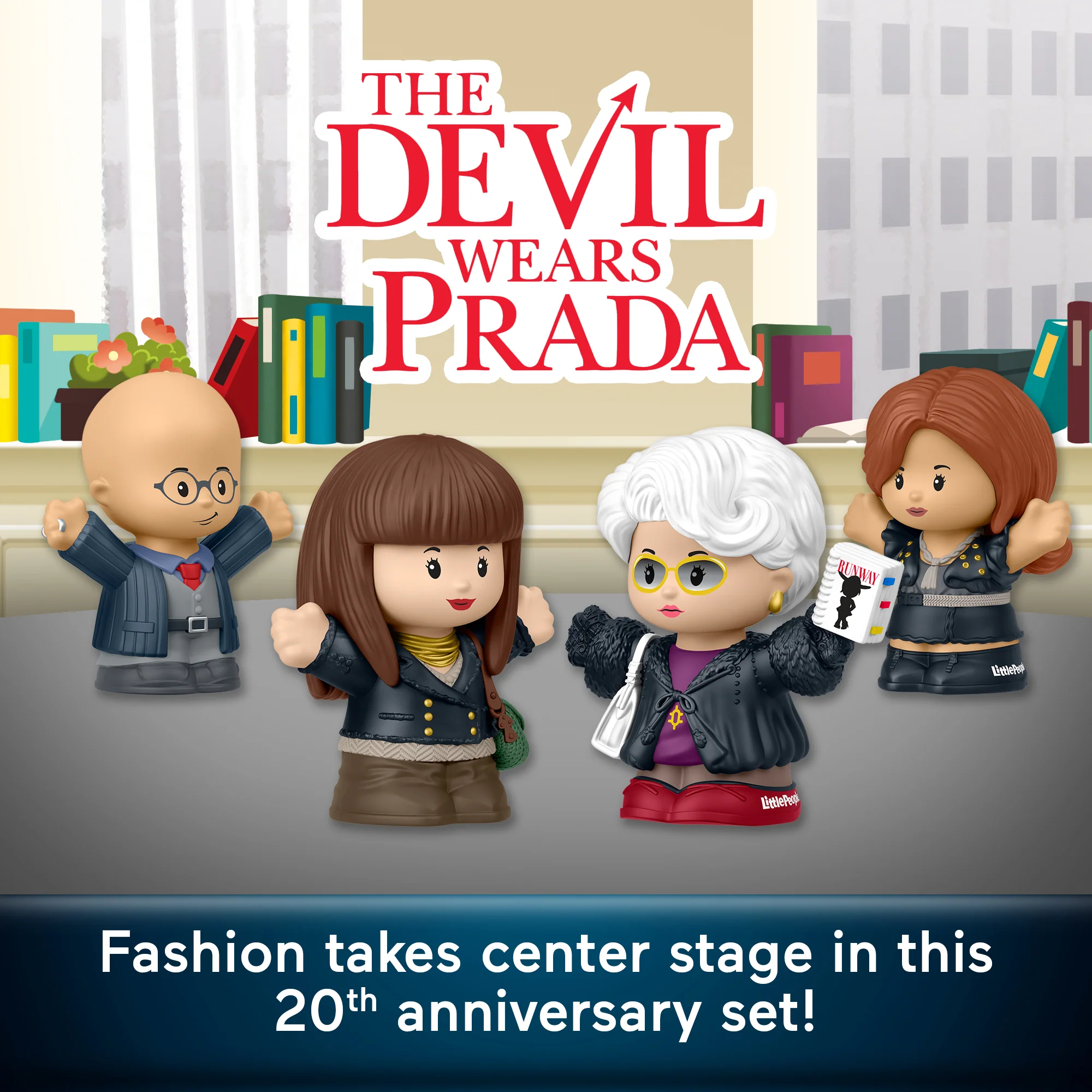 Little People Collector The Devil Wears Prada Special Edition Set For Movie Fans, 4 Figures - Image 2