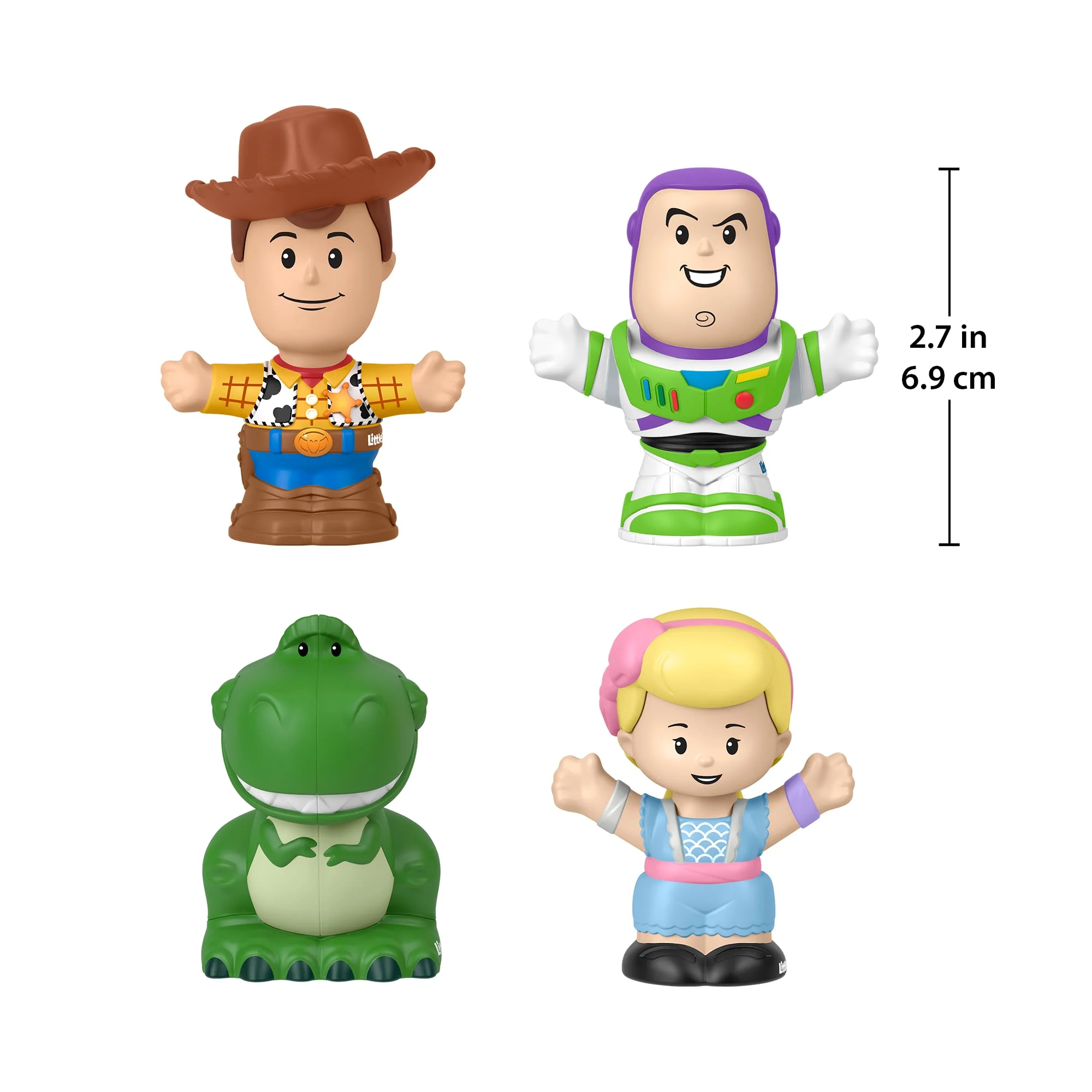 Fisher-Price Little People Disney Pixar Toy Story Figure Pack For Toddlers & Kids, 4 Toys - Image 6