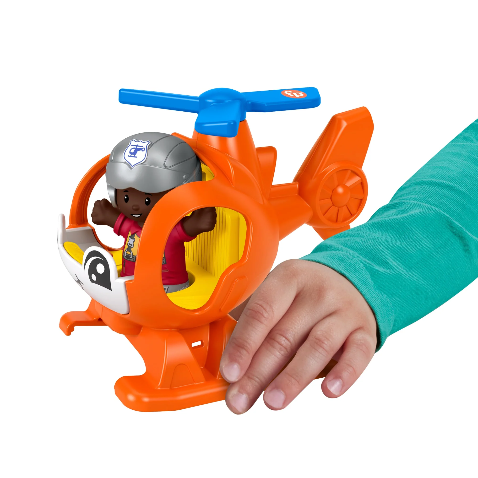 Fisher-Price  Little People  Hélicoptère et Figurine Pilote - Image 2