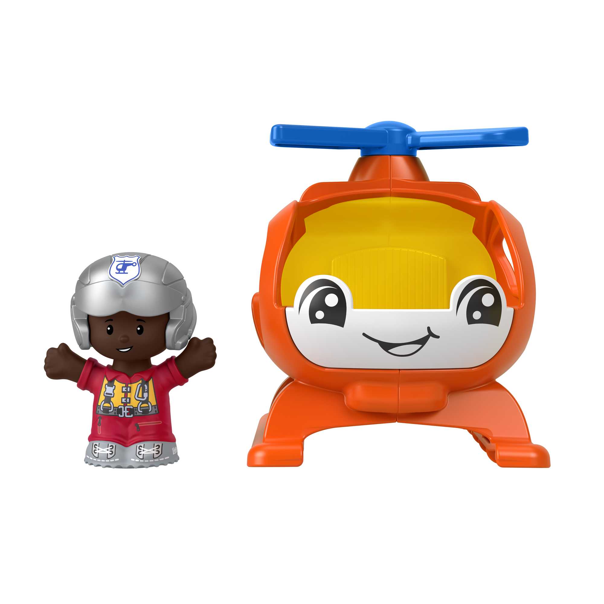 Fisher-Price  Little People  Hélicoptère et Figurine Pilote - Image 4