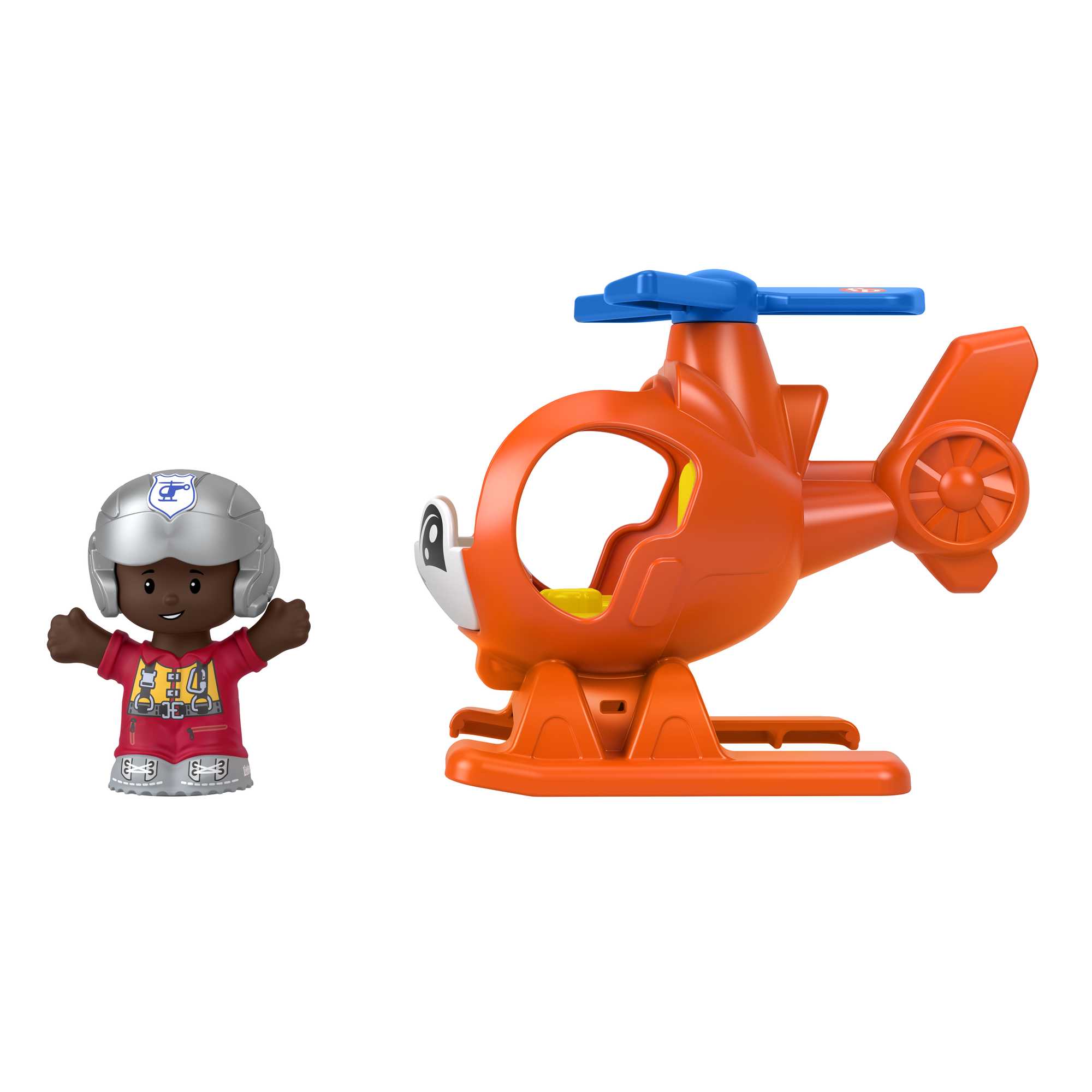 Fisher-Price  Little People  Hélicoptère et Figurine Pilote - Image 5