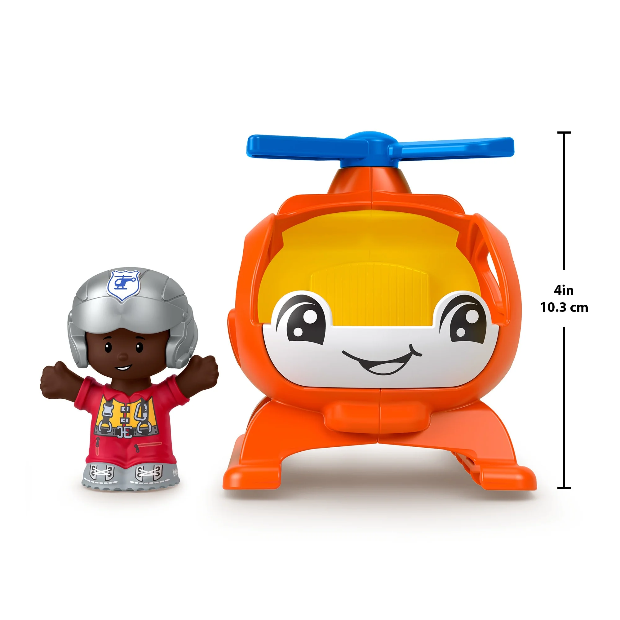Fisher-Price Little People Help And Go Tow Truck & Figure Set For Toddlers, 2 Pieces - Image 2