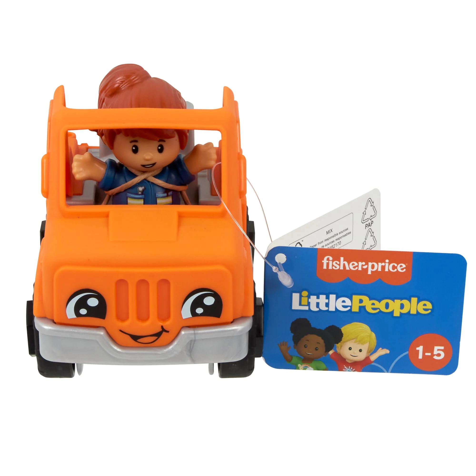 Fisher-Price Little People Help And Go Tow Truck & Figure Set For Toddlers, 2 Pieces - Image 22