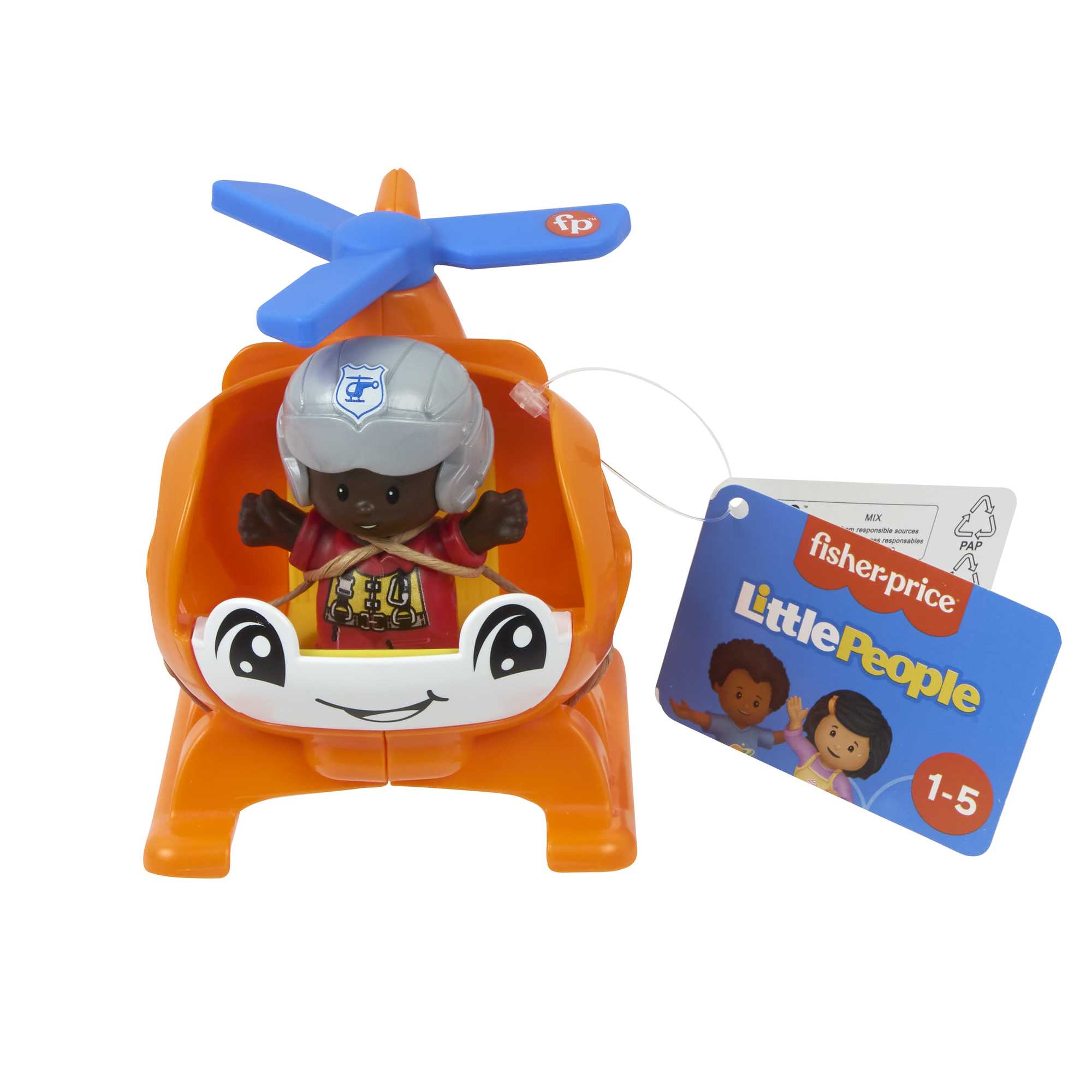Fisher-Price Little People Help And Go Tow Truck & Figure Set For Toddlers, 2 Pieces - Image 4