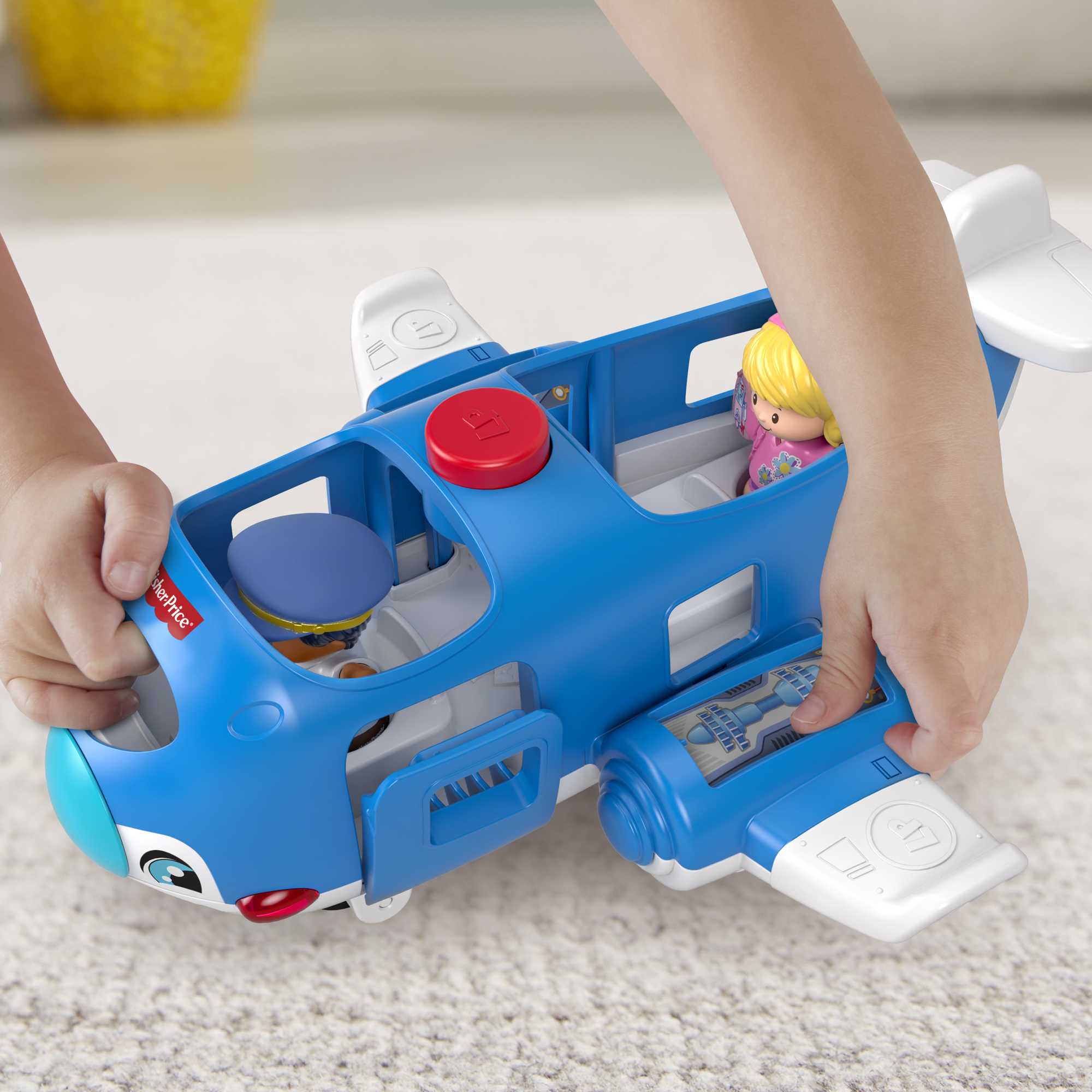 Fisher-Price Little People L’Avion de L’Amitié Version Anglaise et Française - Image 3