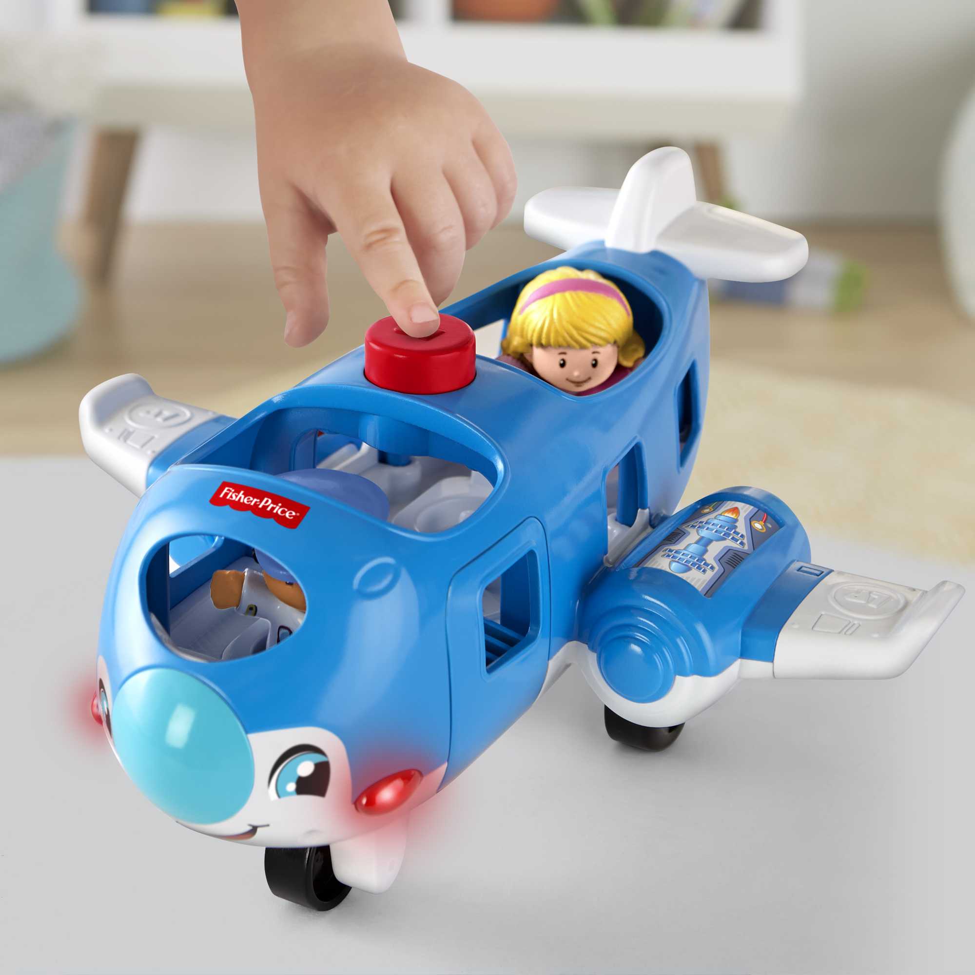 Fisher-Price Little People L’Avion de L’Amitié Version Anglaise et Française - Image 4