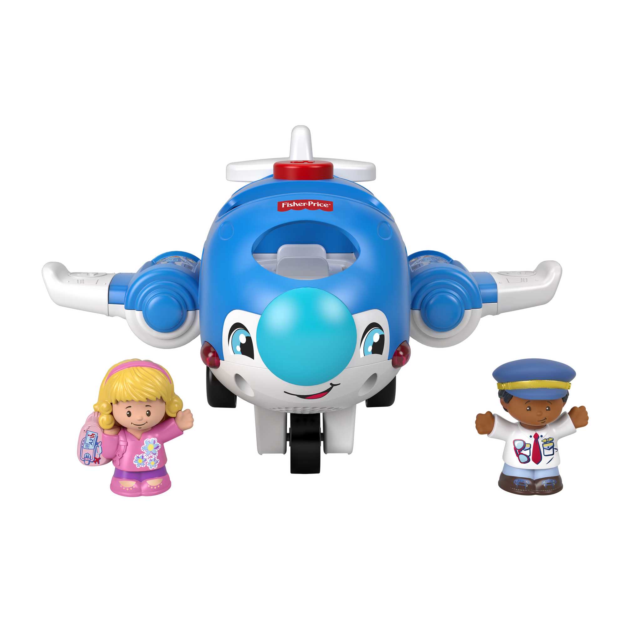 Fisher-Price Little People L’Avion de L’Amitié Version Anglaise et Française - Image 5