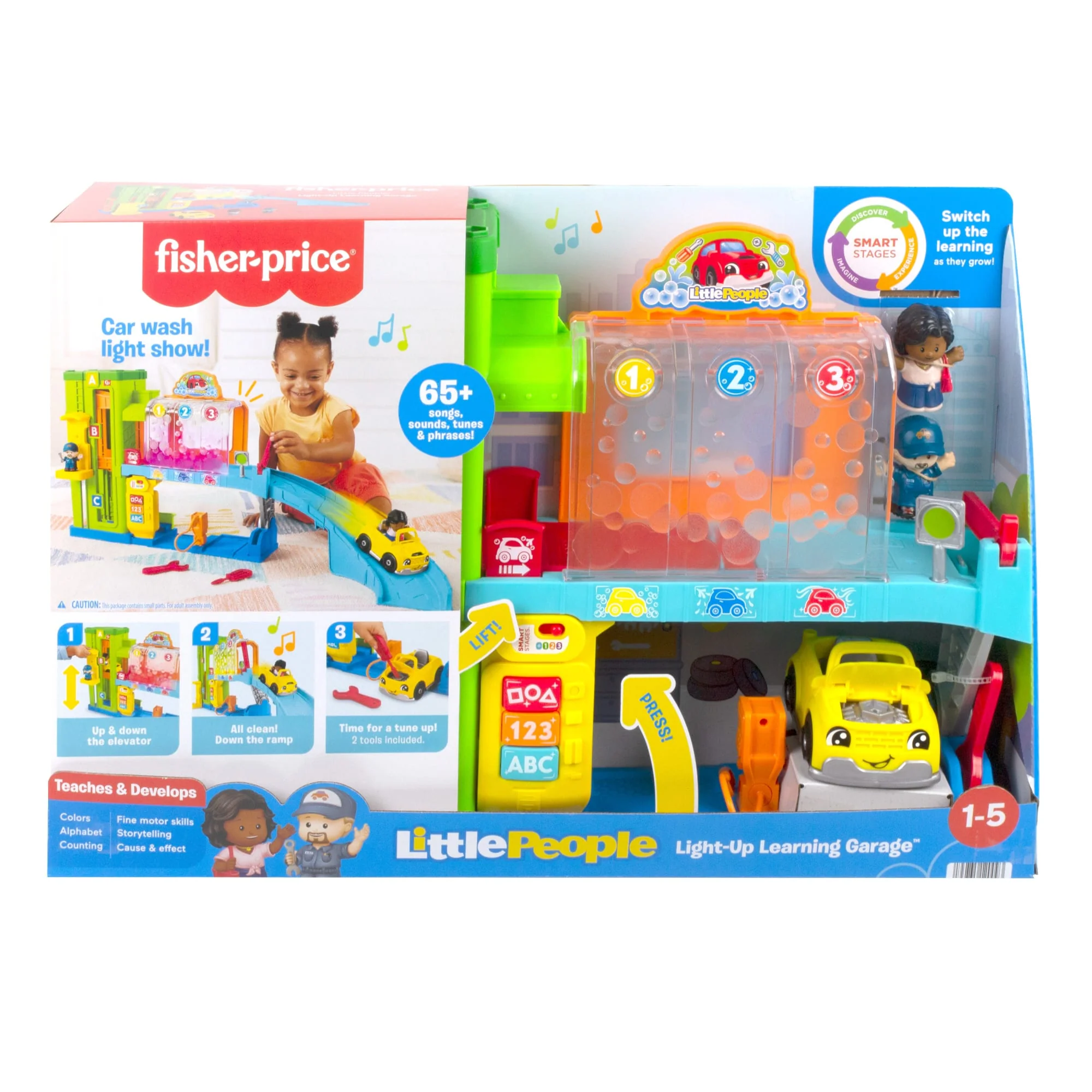 Fisher-Price Little People Coffret de Jeu Le Garage Lumineux - Image 6