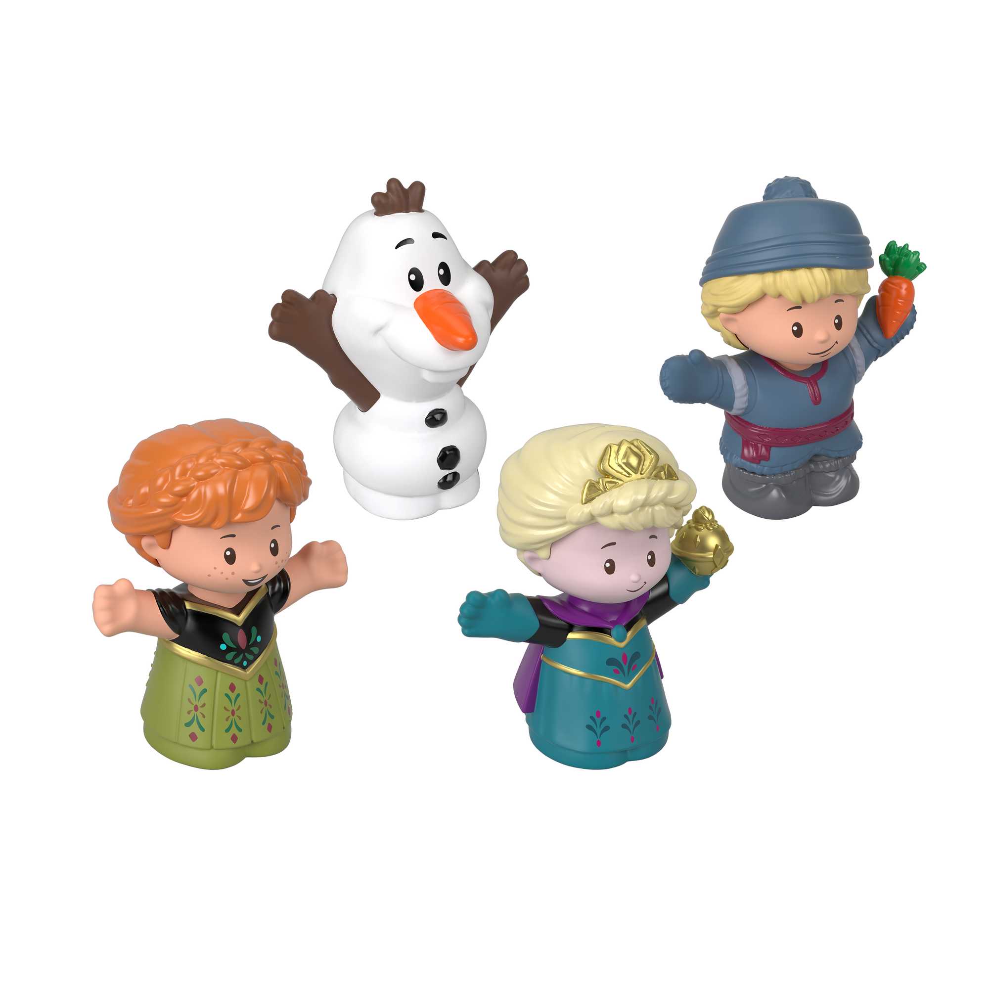 Fisher-Price Little People Lot de 4 Figurines Disney La Reine des Neiges - Image 3