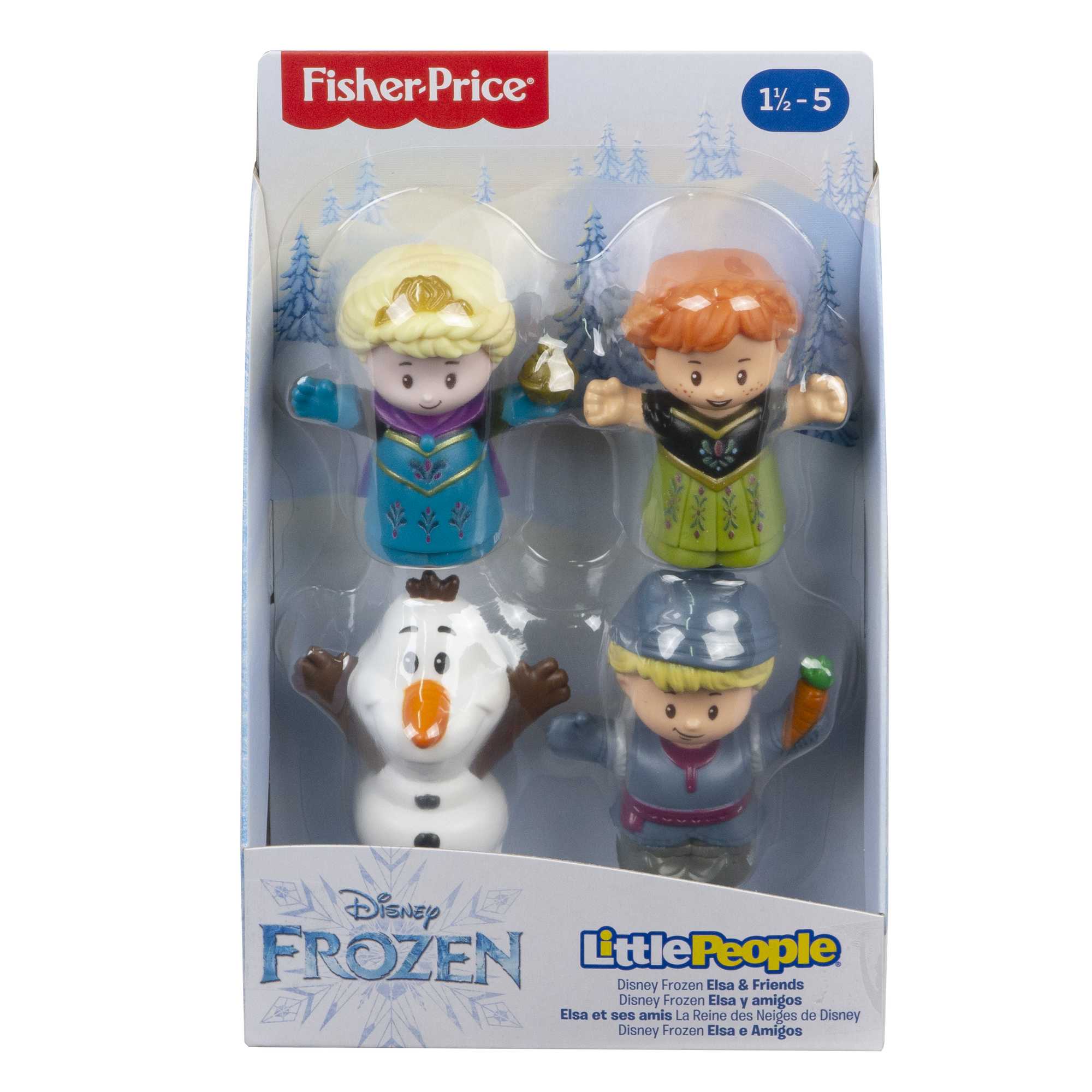 Fisher-Price Little People Lot de 4 Figurines Disney La Reine des Neiges - Image 6