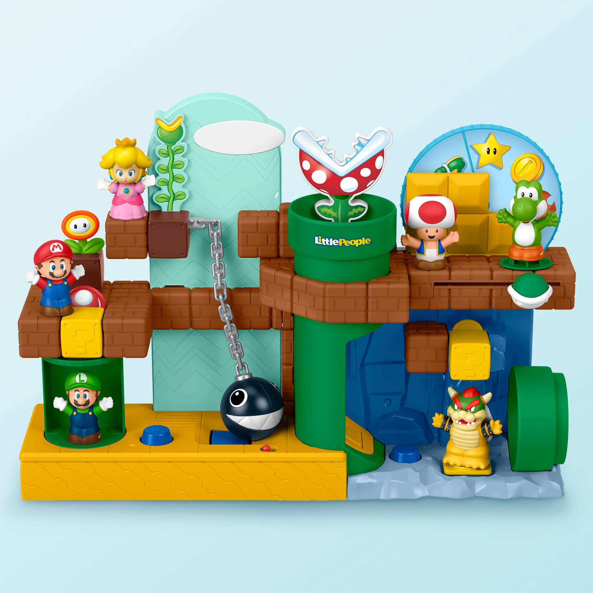 Coffret de Jeu Aventures de Mario My Mario Little People de Fisher-Price Avec 6 Figurines Pour Le Jeu Musical des Tout-Petits - Image 6