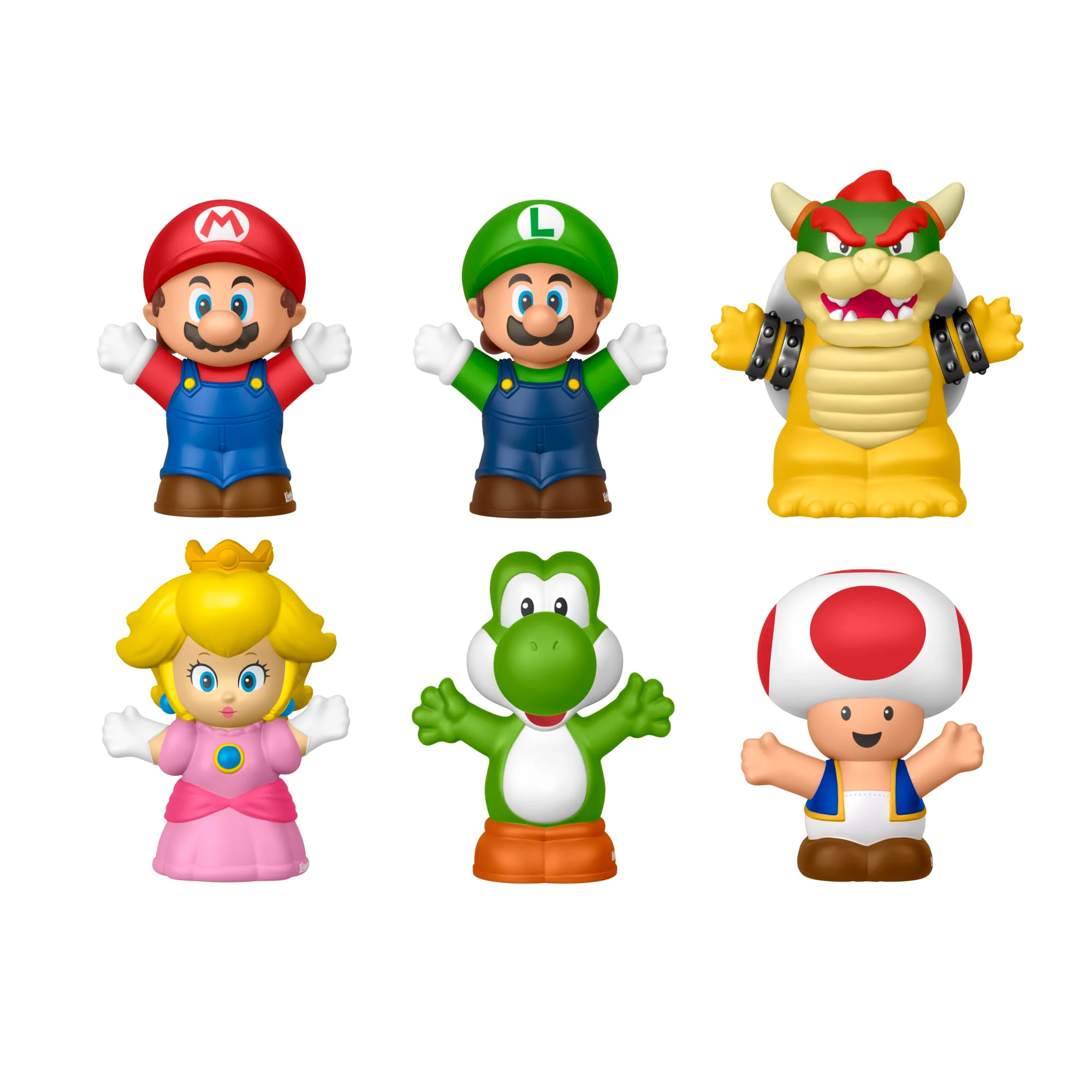 Fisher-Price Little People My Mario Figure 6-Pack Toy Set For Toddlers & Kids - Image 4