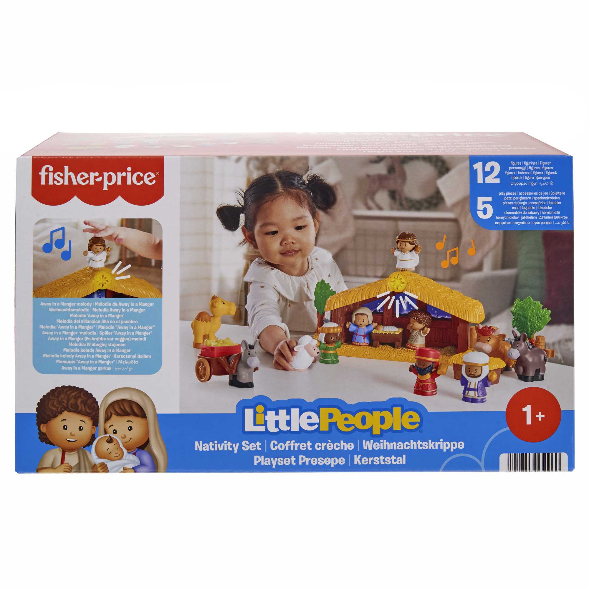 Fisher-Price Little People Nativity Set For Toddlers With Light & Music, 18 Play Pieces - Image 6