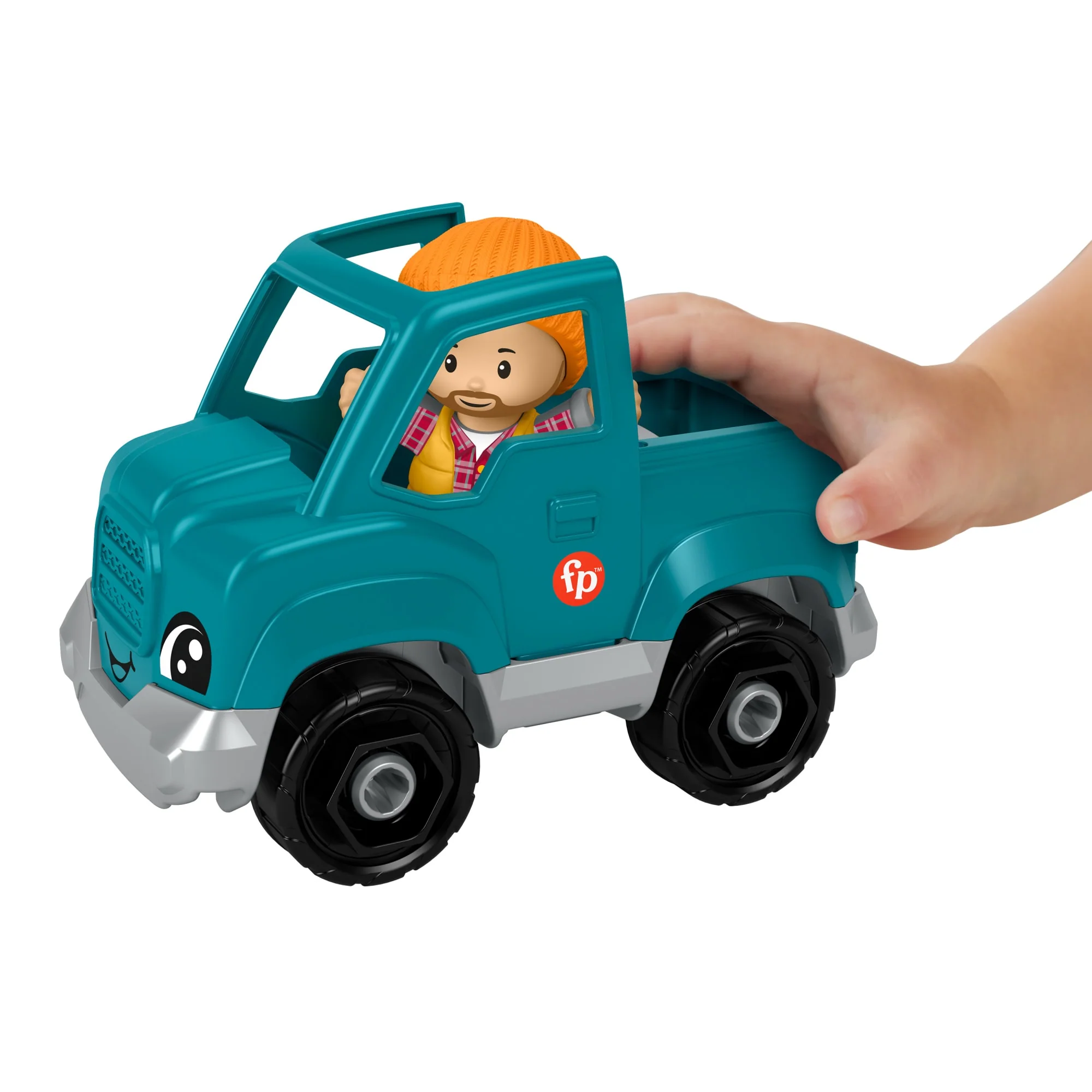Fisher-Price Little People Pick-Up Truck Toy & Figure Set For Toddlers, 2 Pieces - Image 2