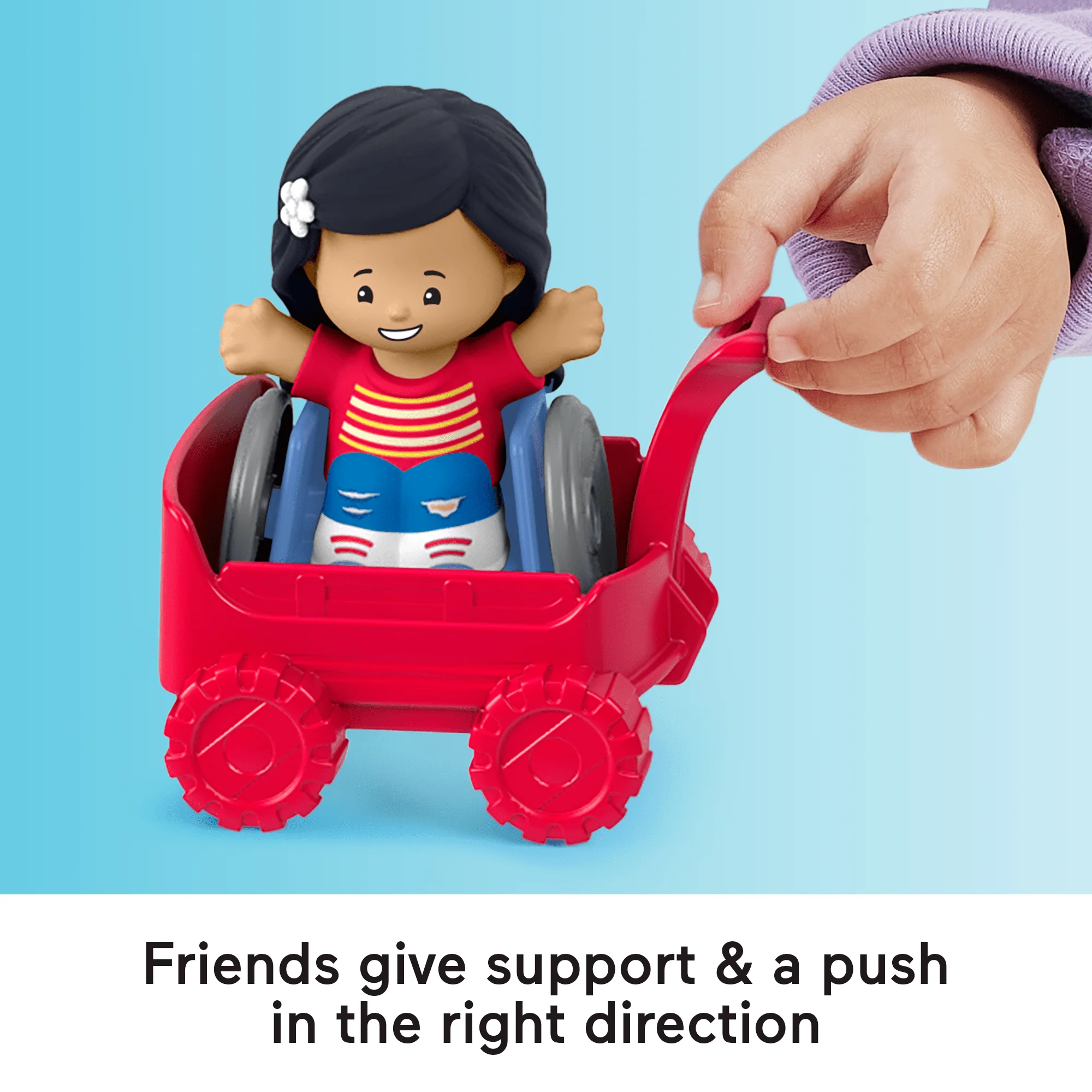 Fisher-Price Little People Play For All Figure And Accessory Pack For Toddlers, 9 Pieces - Image 10