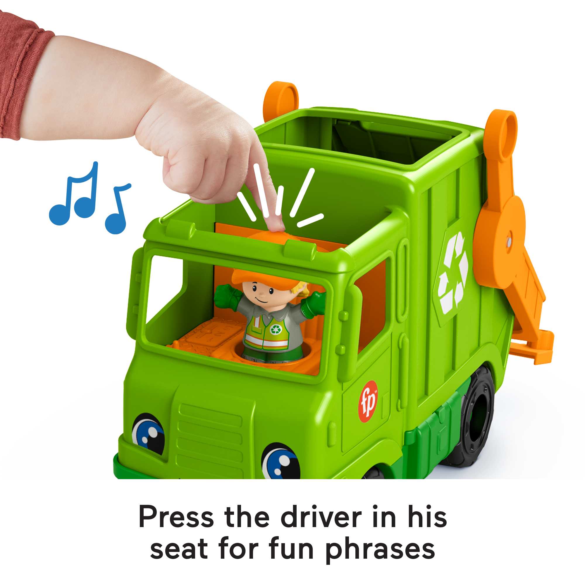 Fisher-Price Little People Recycling Truck - Image 2