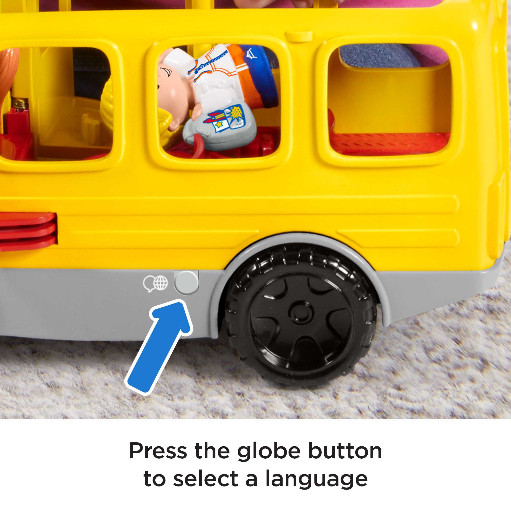 Fisher-Price Little People Sit With Me School Bus - English & French Version - Image 3