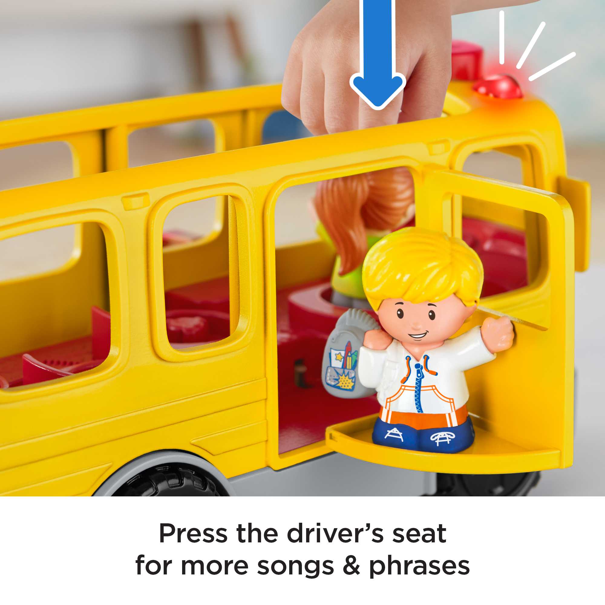 Fisher-Price Little People Sit With Me School Bus - English & French Version - Image 4
