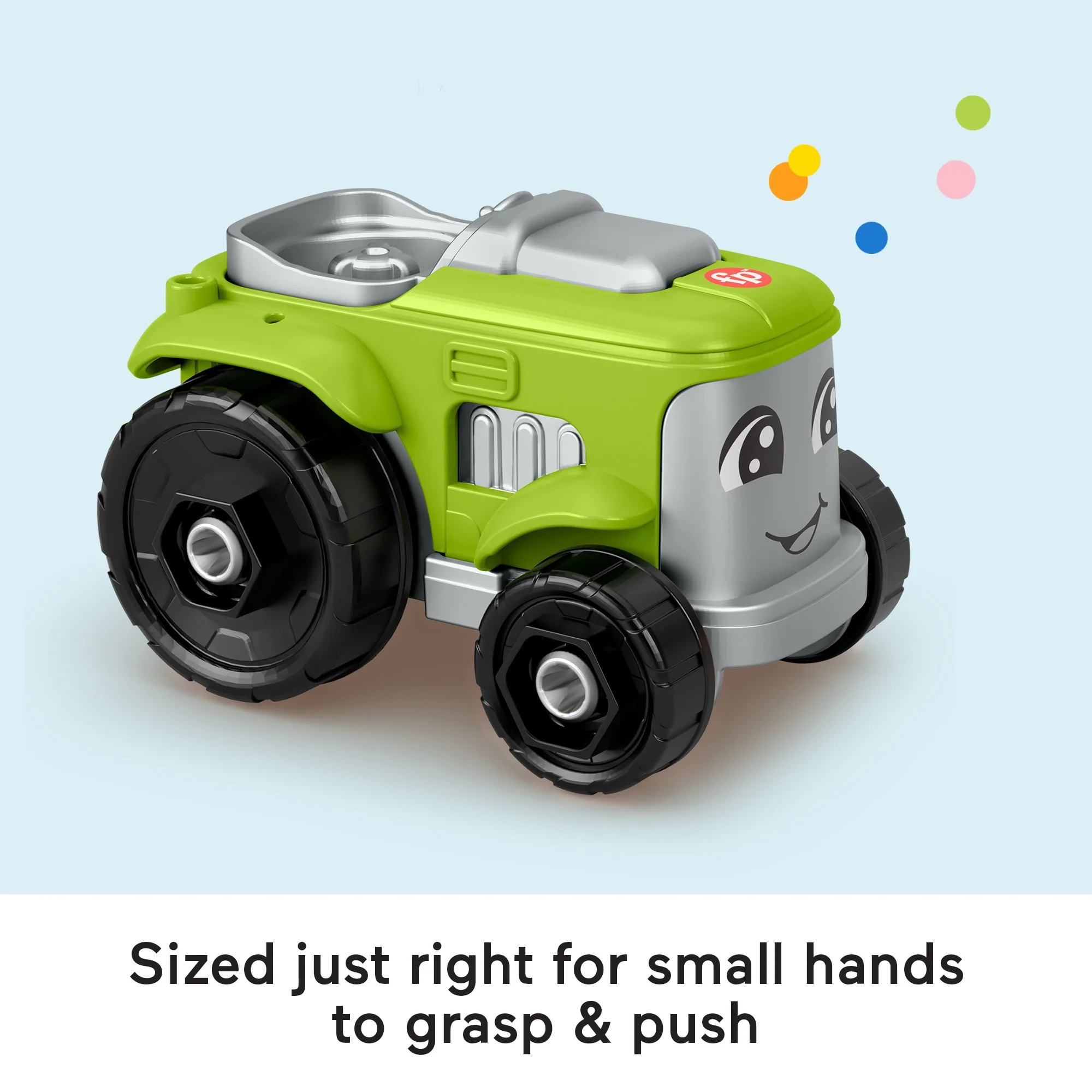 Fisher-Price Little People Tractor Farm Toy & Figure Set For Toddlers, 2 Pieces - Image 3