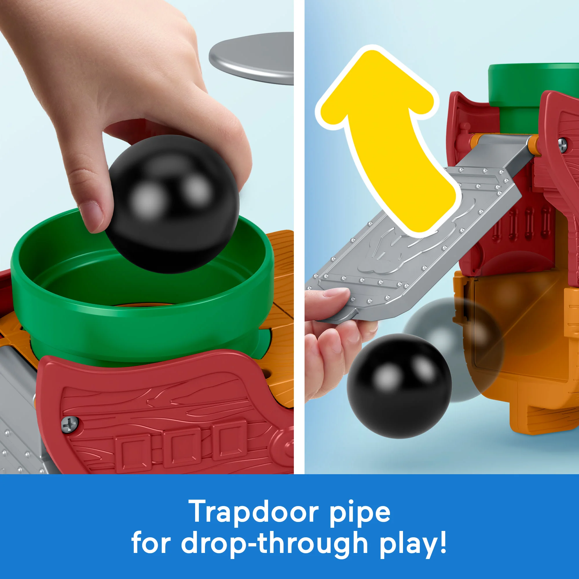 Fisher-Price Little People My Mario Bowser's Airship & Figure Set Toddler Toy - Image 4