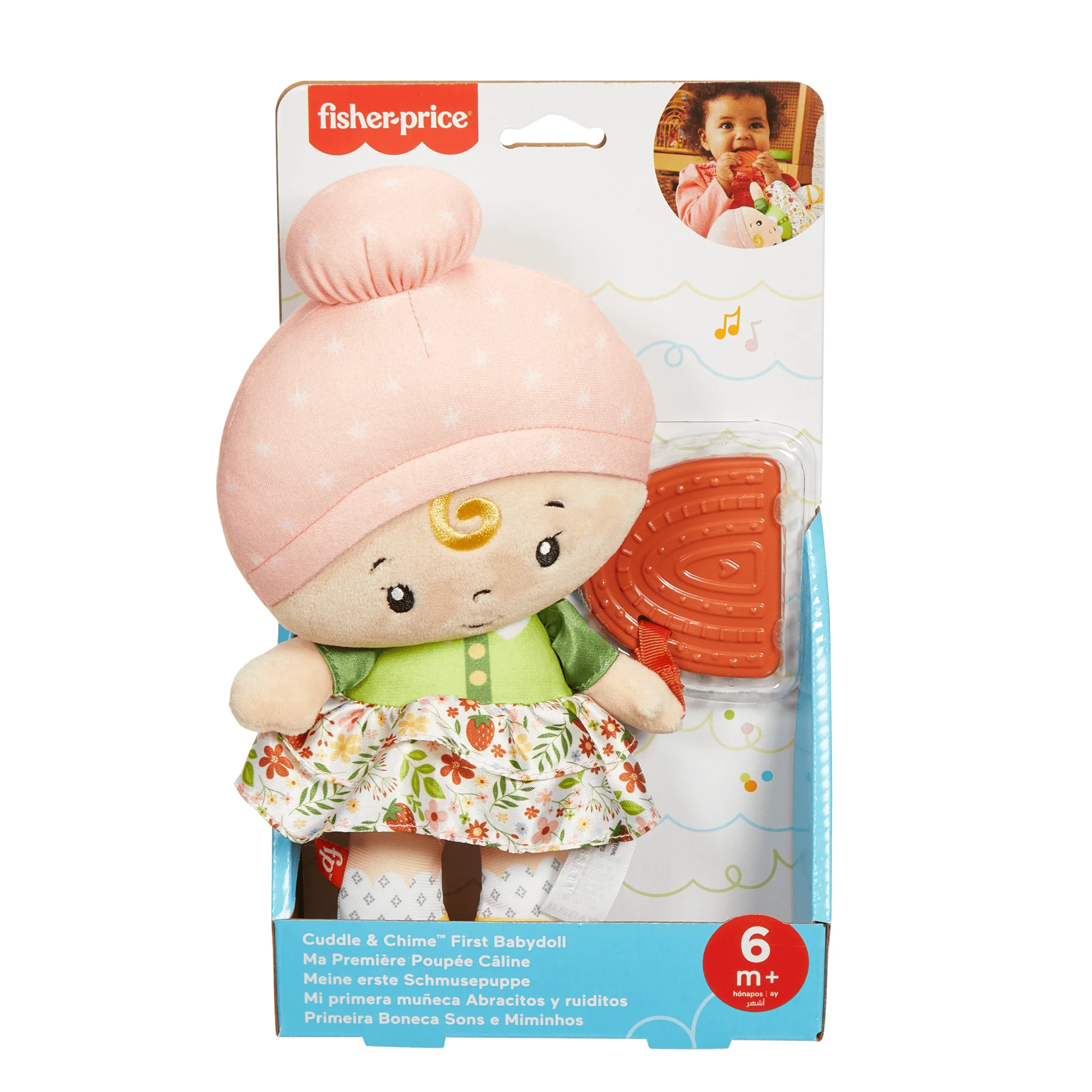 Fisher-Price  Jouet Sensoriel Pour Bébé  Ma Première Poupée Câline - Image 5