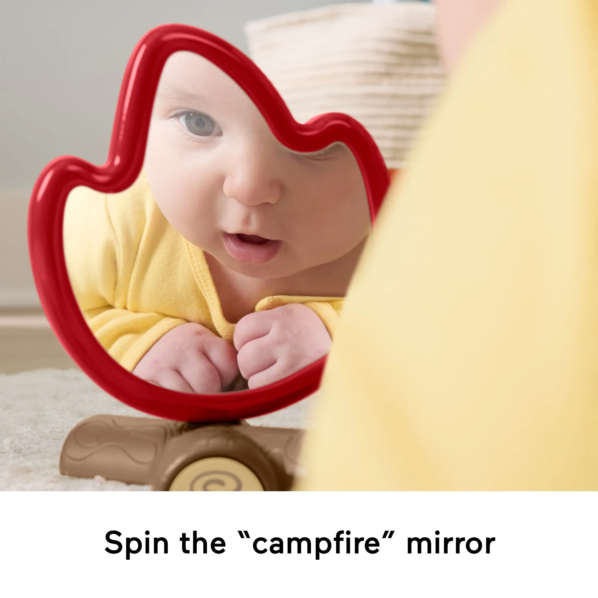 Fisher-Price Mini Me Moments Camp & Crinkle Gift Set, 7-Piece Fishing & Hiking Baby Activity Toys - Image 2