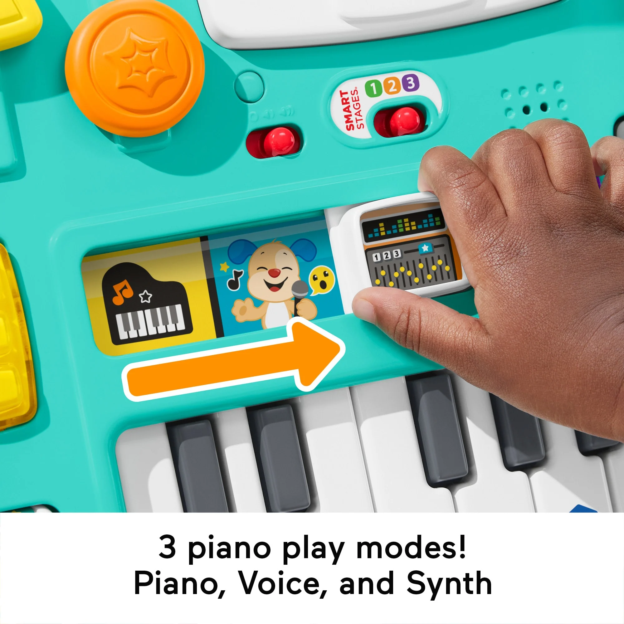 Fisher-Price Laugh & Learn Mix & Learn DJ Table, Musical Learning Toy For Baby & Toddler - Image 3