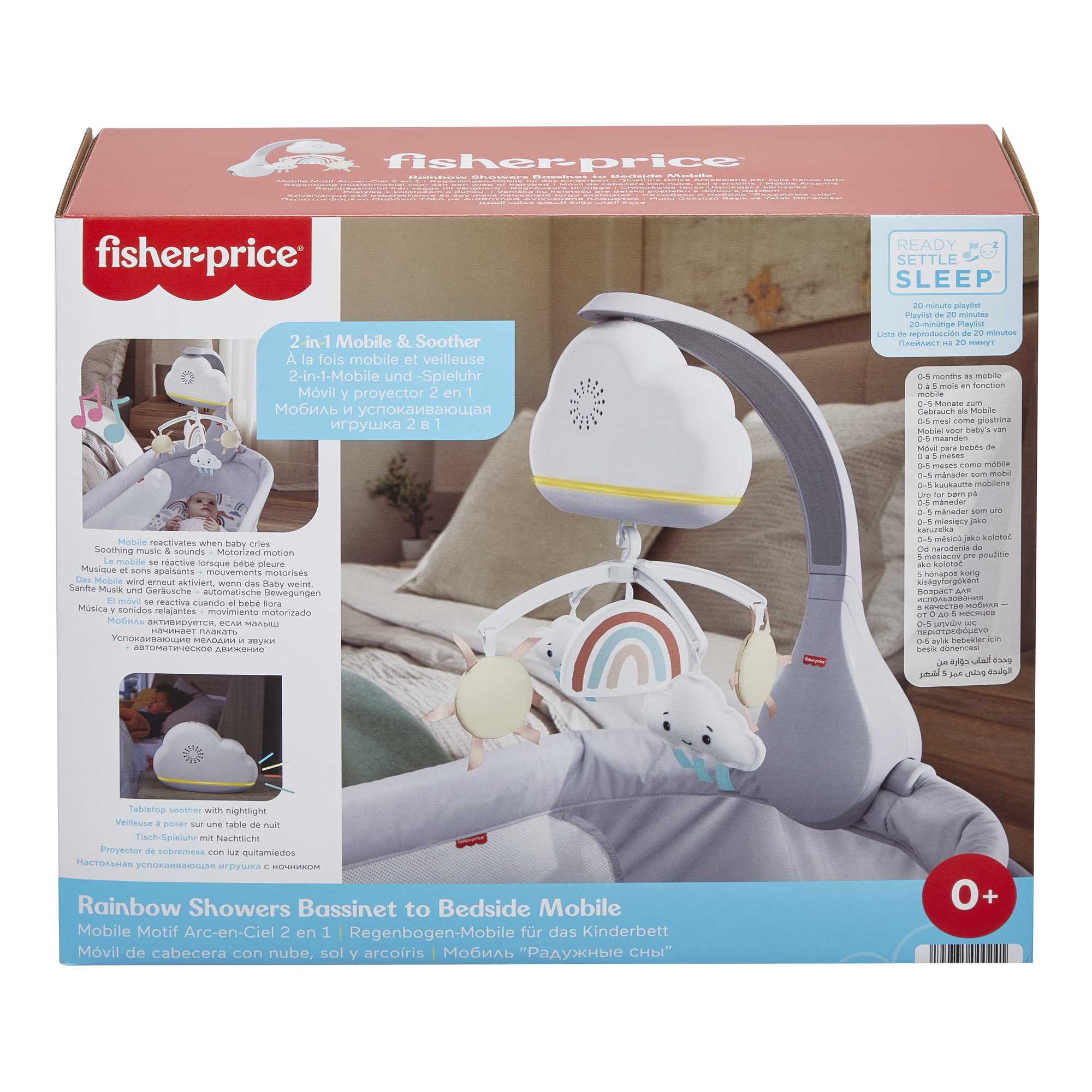 Fisher-Price Mobile Motif Arc-en-Ciel 2 en 1 - Image 6