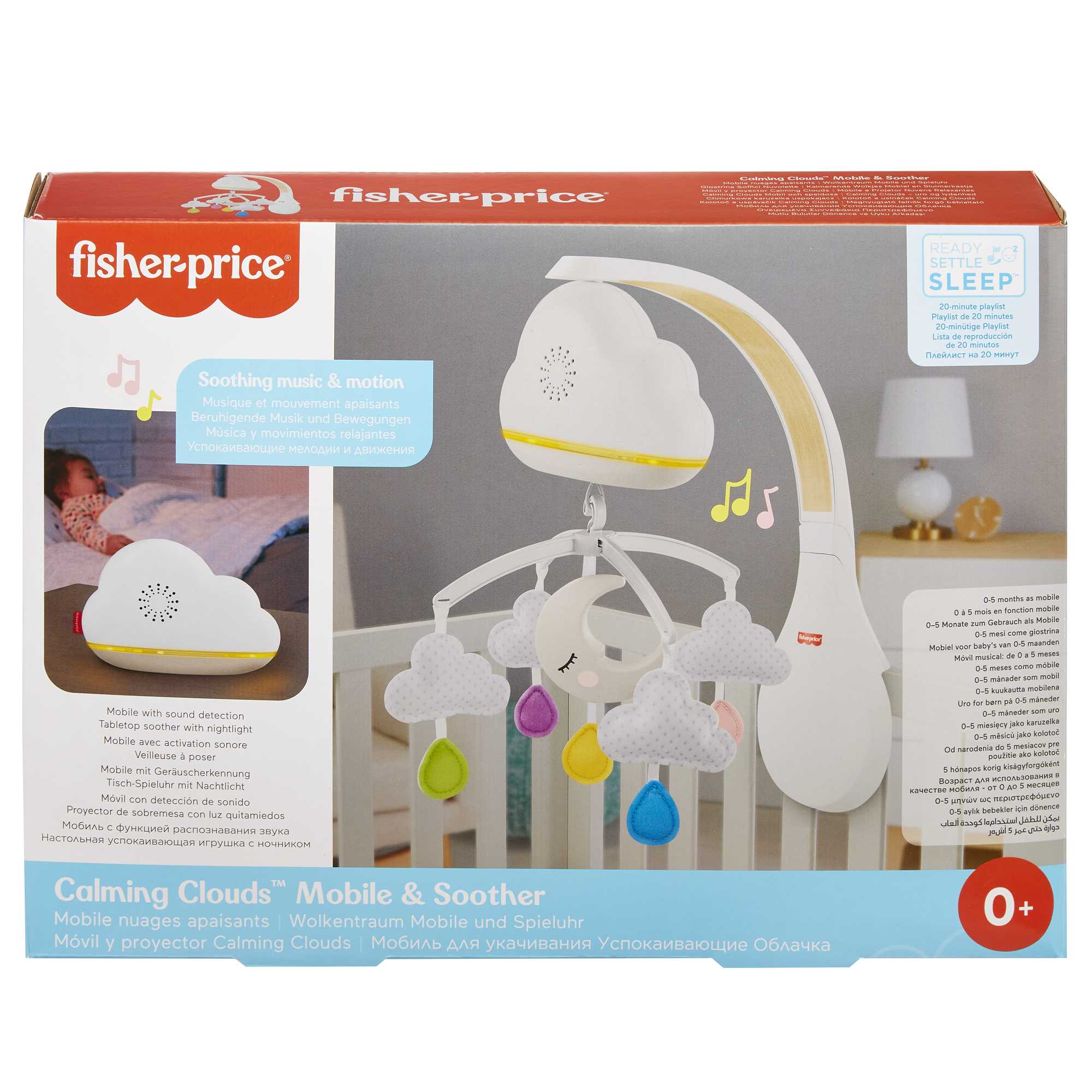 Fisher-Price-Mobile Nuages Apaisants Avec Boîte à Musique - Image 6