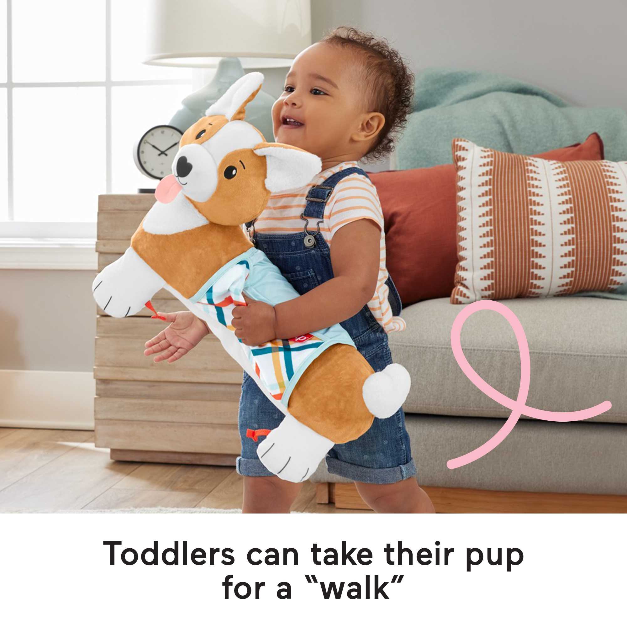Fisher-Price Mon Coussin Chiot Tout Rond 3 en 1, dentition, Jouets - Image 4
