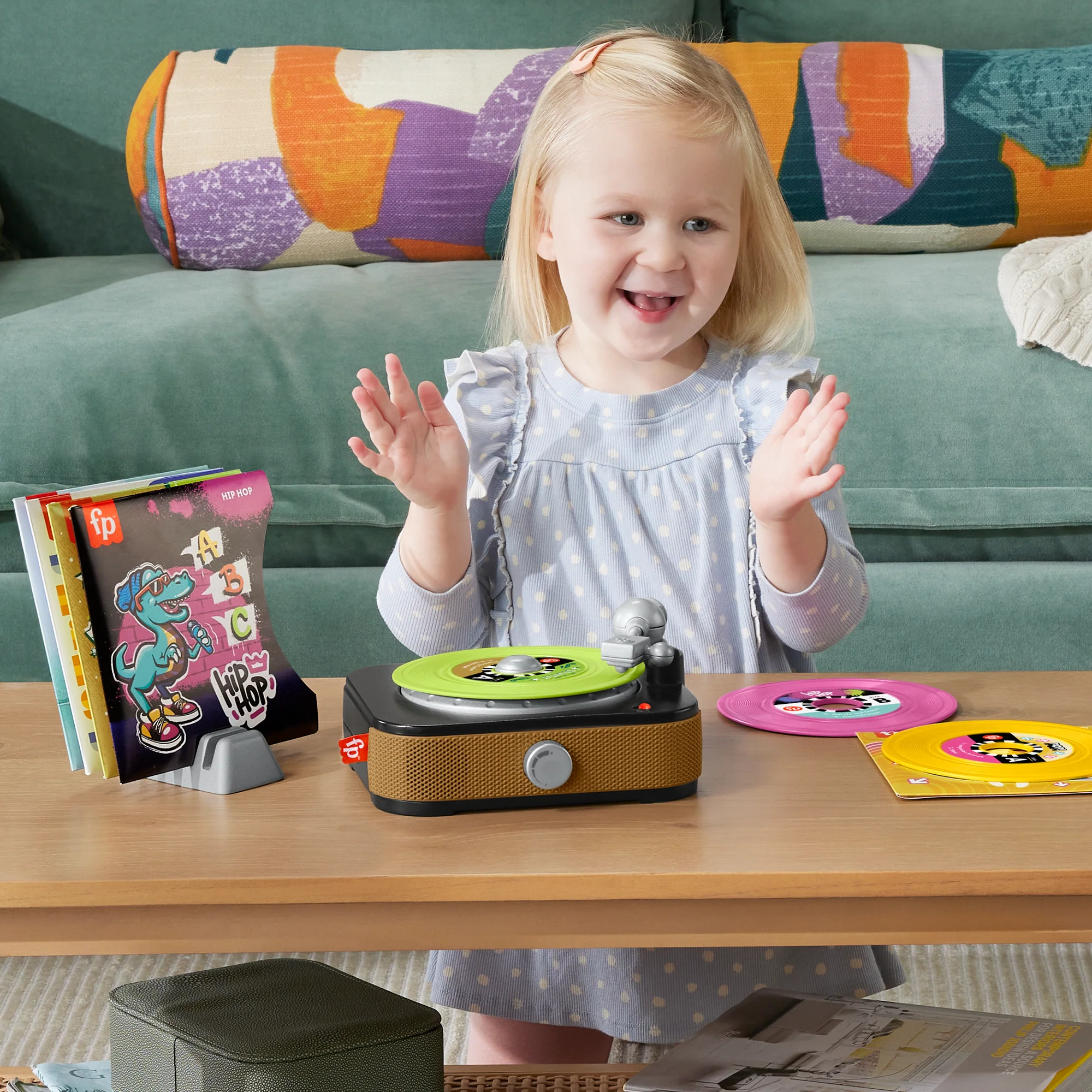 Fisher-Price Mon Premier Tourne-Disque, Musical, Jeu à Faire Semblant - Image 2