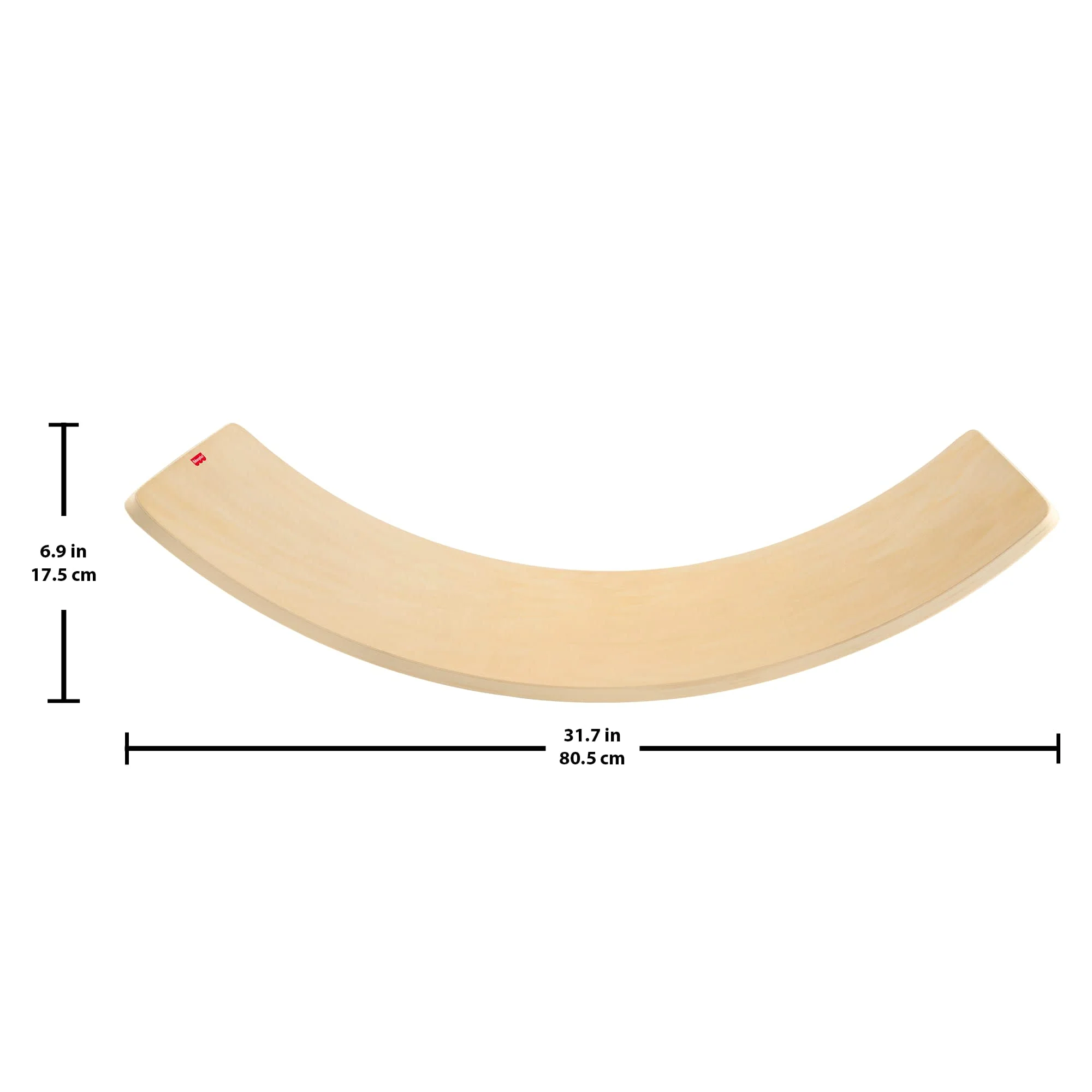Fisher-Price Montessori Wooden Rockin’ Balance Board Learning Activity For Kids, 31.7 inches - Image 5