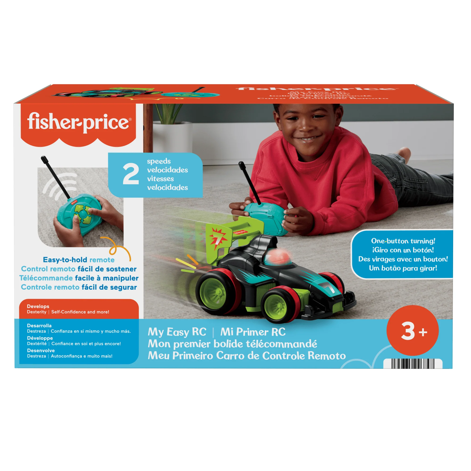 Fisher-Price My Easy RC Preschool Toy Remote Controlled Car For Kids Ages 3+ Years - Image 6