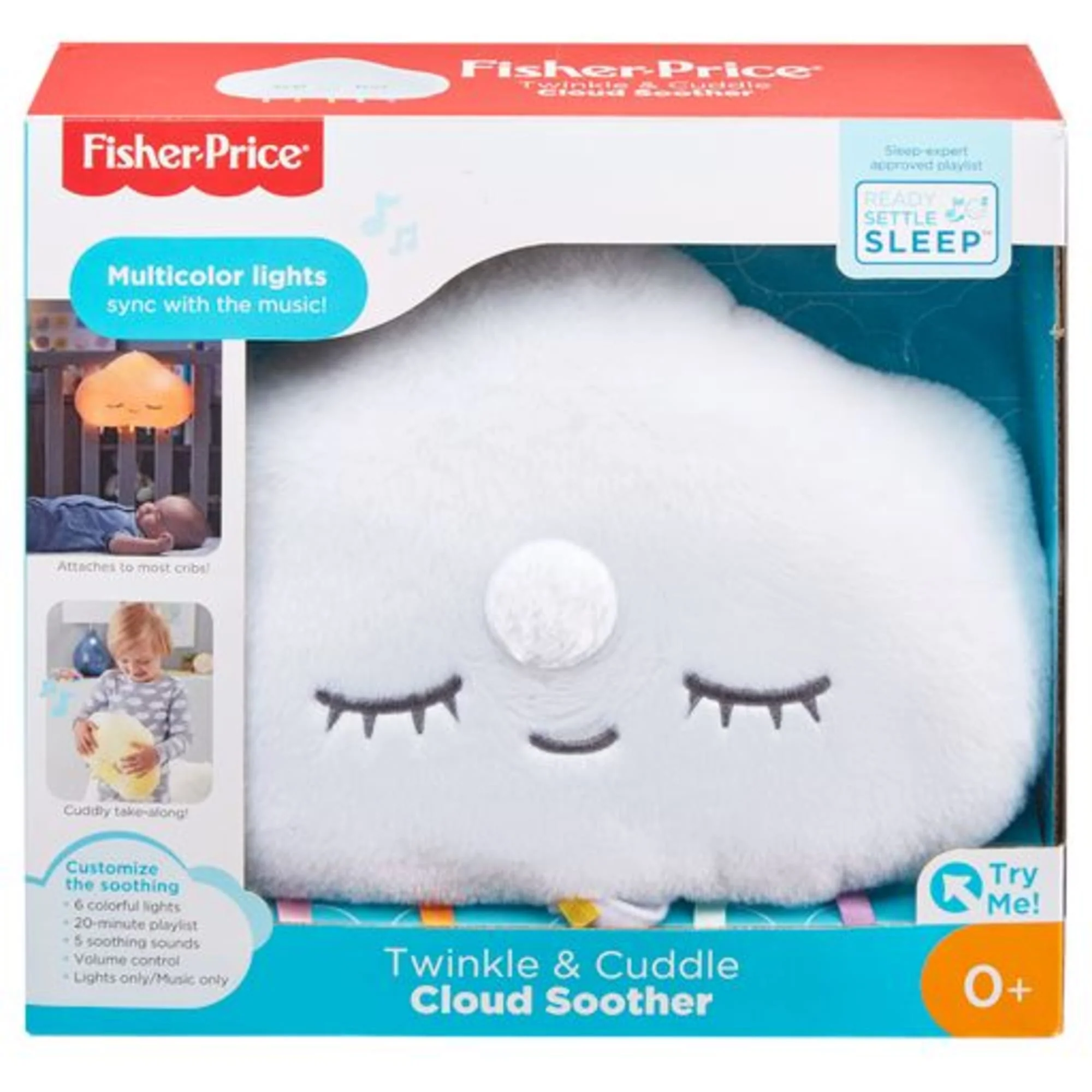 Fisher-Price Nuage Apaisant, Lumineux et Câlin - Image 6