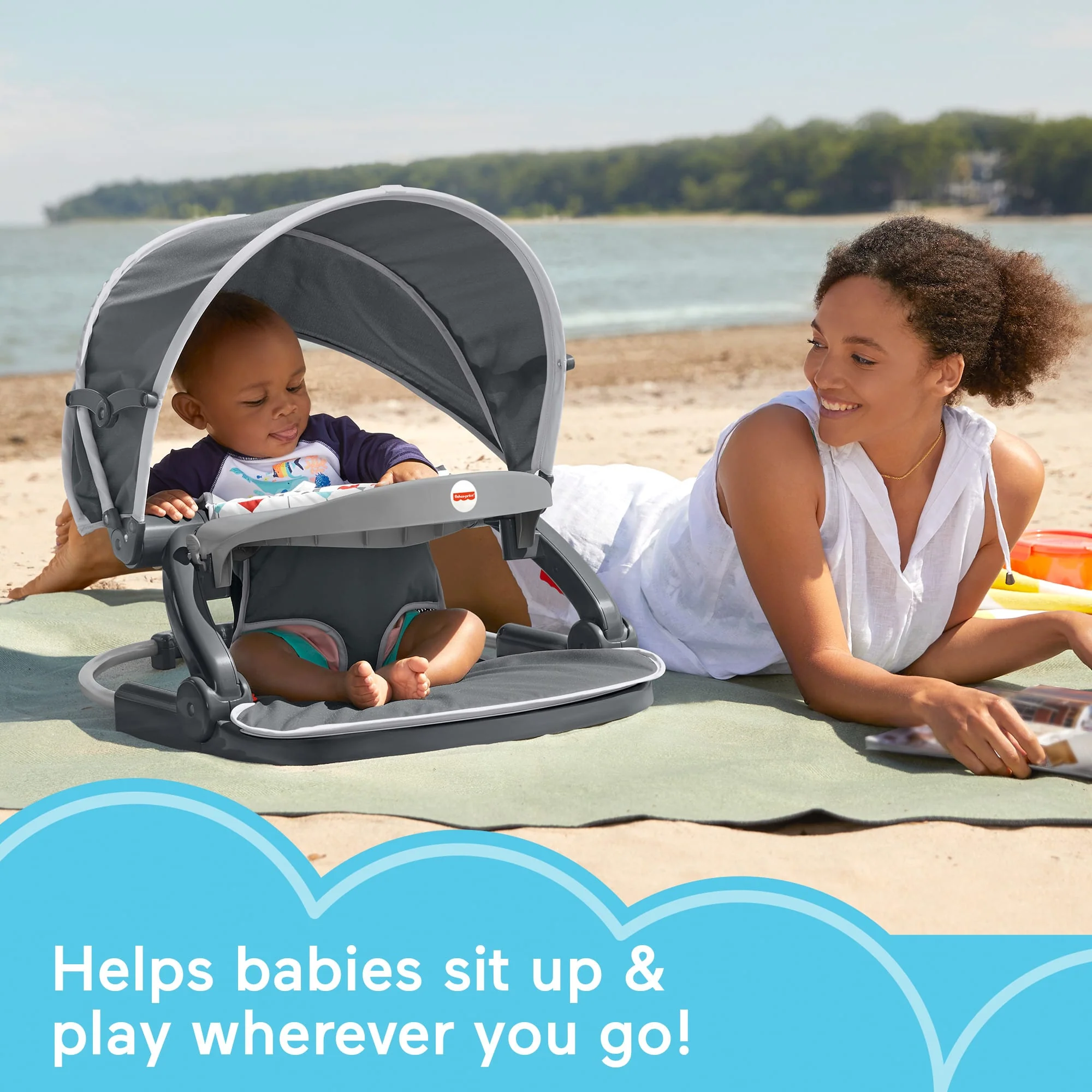 Fisher-Price On-The-Go Sit-Me-Up Floor Seat - Image 2