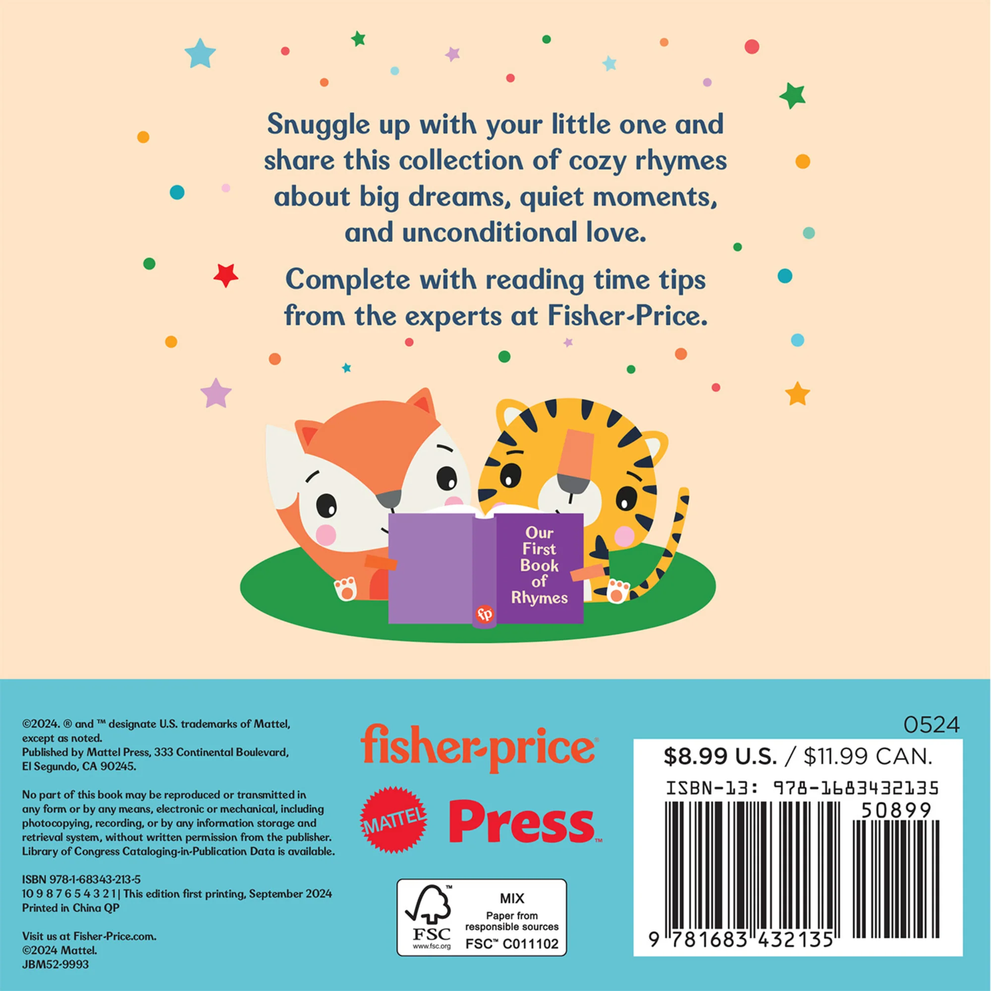 Fisher Price: Our First Book Of Rhymes (Ages 3 - 5) | Mattel - Image 2