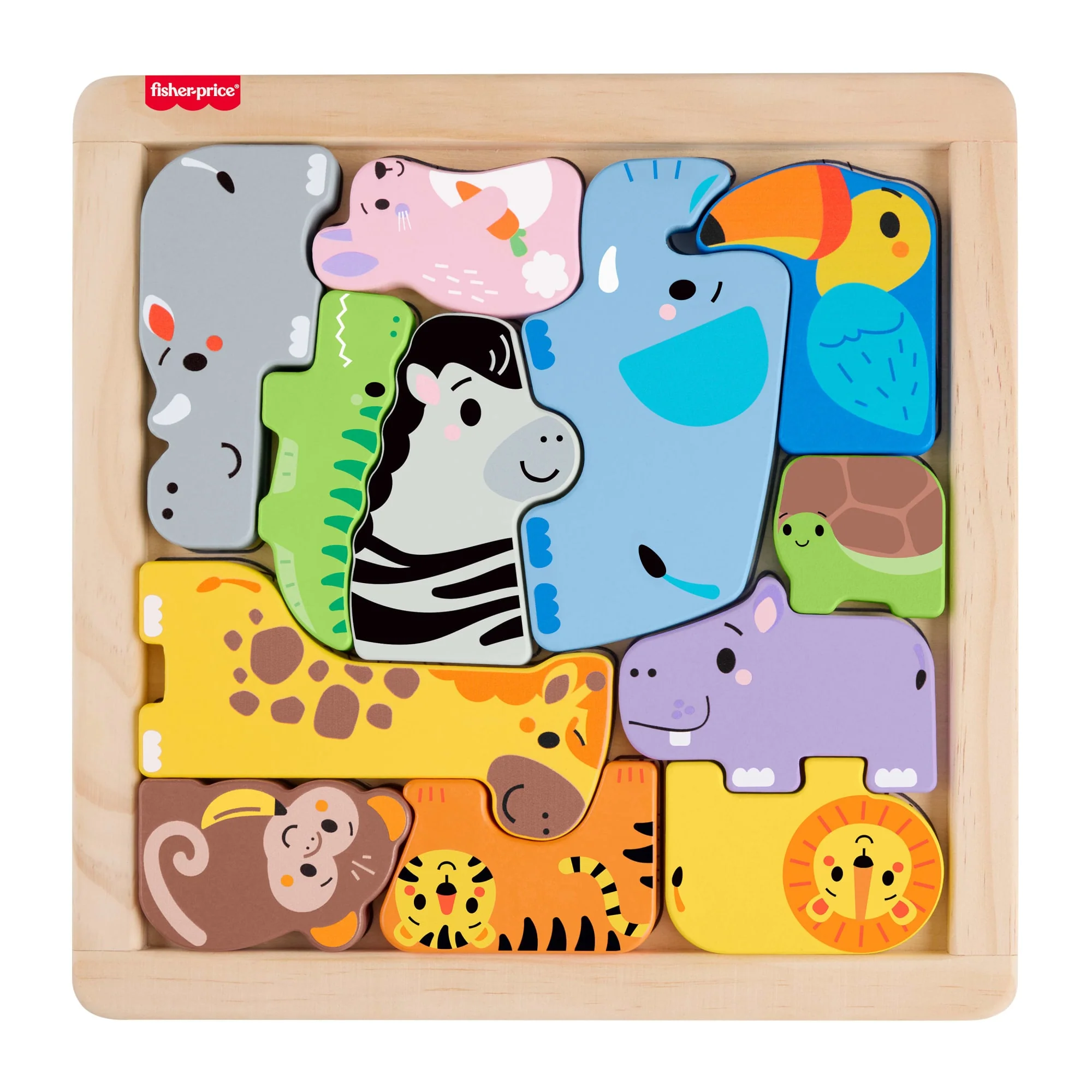 Fisher-Price® Puzzle Animaux en Bois - Image 6
